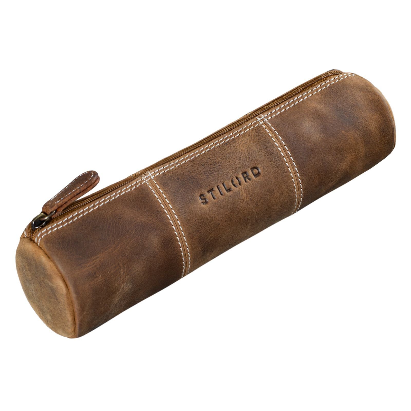 STILORD Etui "Cato" Vintage Leder Federmappe günstig online kaufen