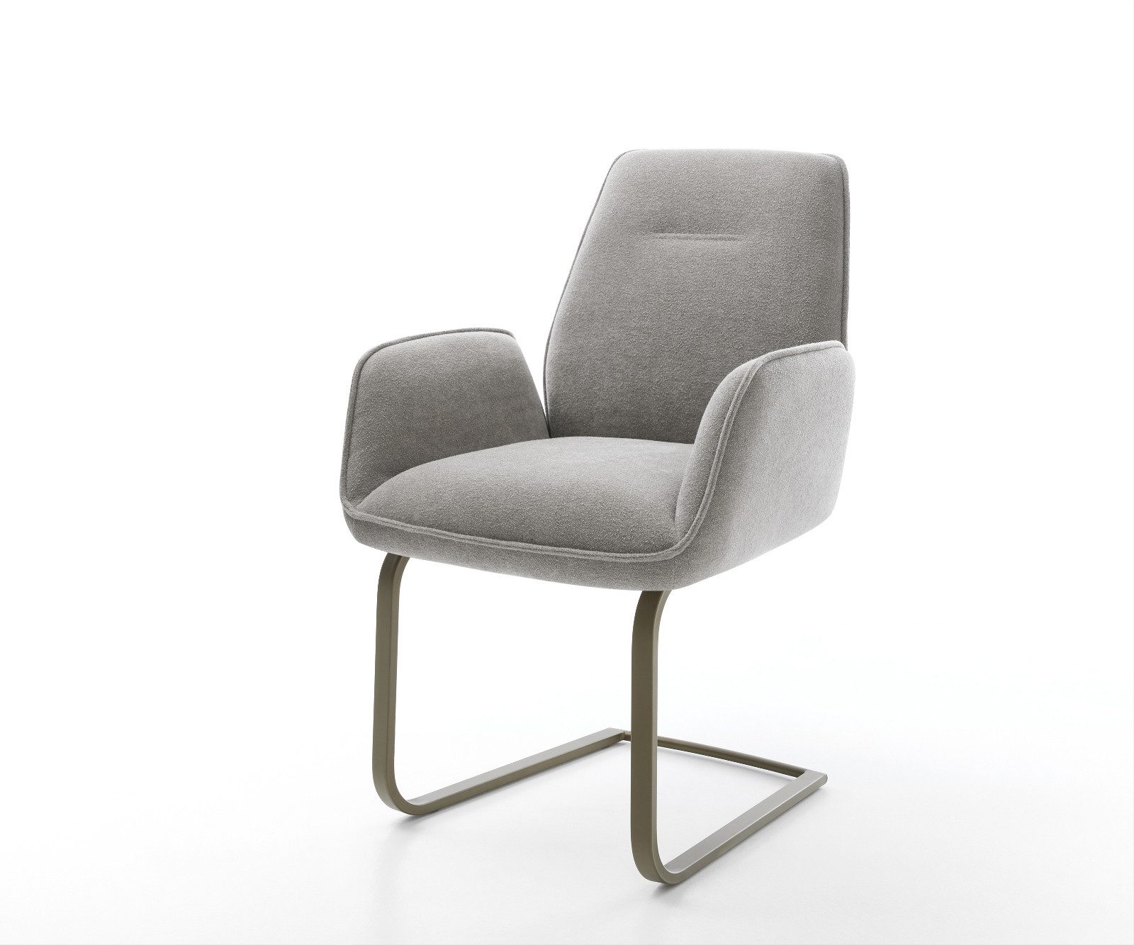 DELIFE Polsterstuhl Zoa-Flex, Freischwinger flach Effektfinish günstig online kaufen
