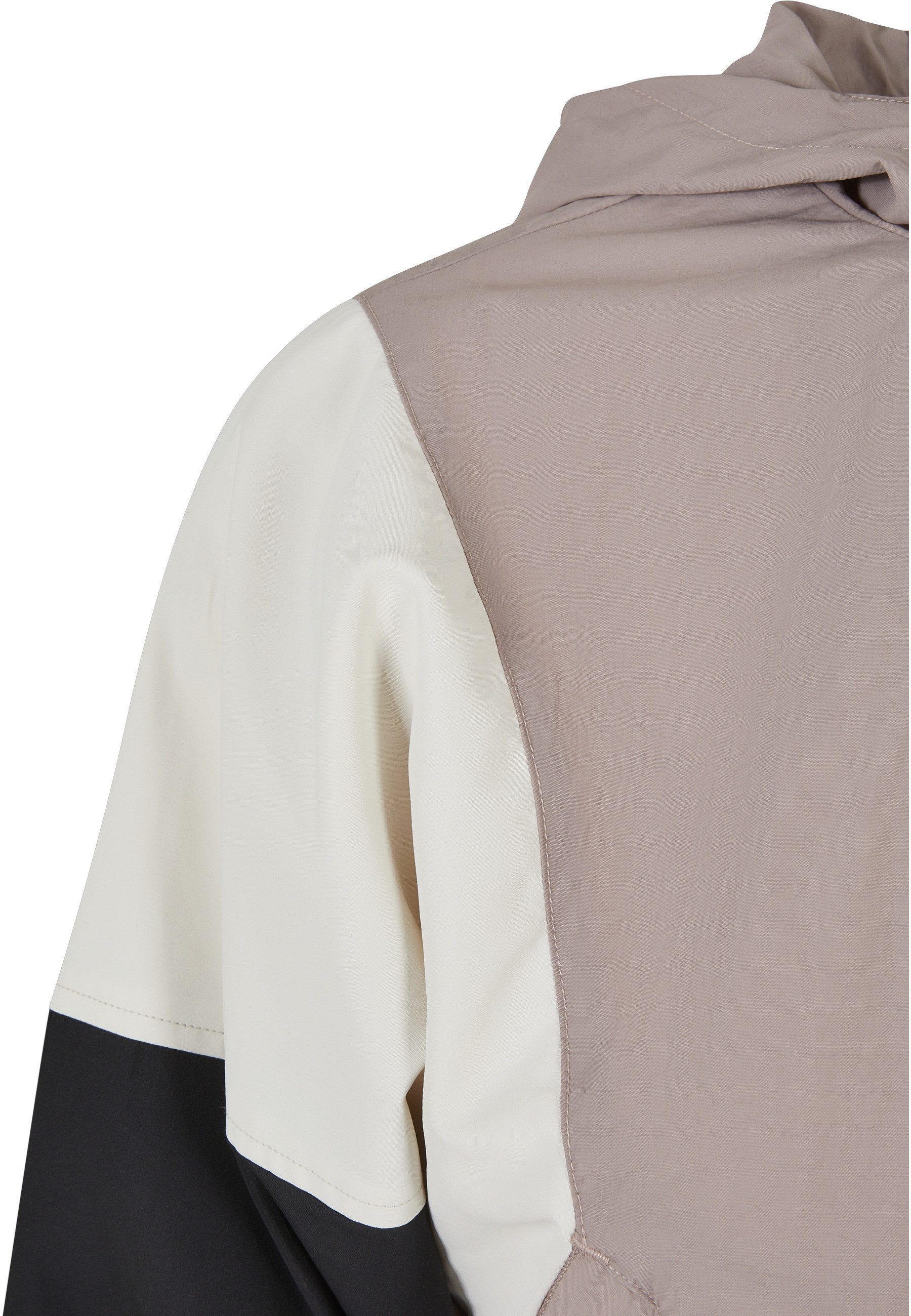 URBAN CLASSICS Outdoorjacke Urban Classics Damen Ladies Short 3-Tone Crinkle Jacket (1-St)