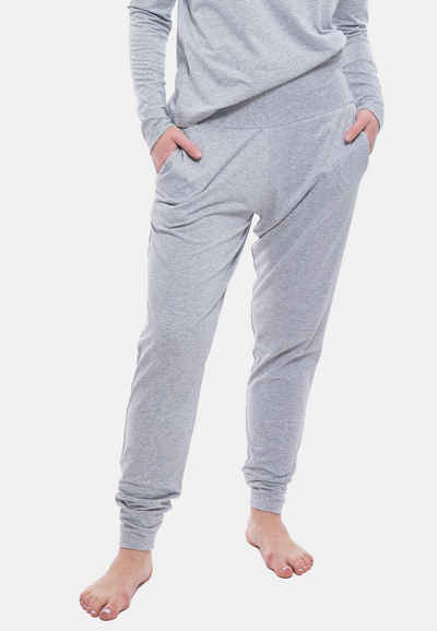 Mey Schlafhose Yona (1-tlg) Schlafanzug Hose - Mit breitem Bund und Beinbündchen, Legere Passform