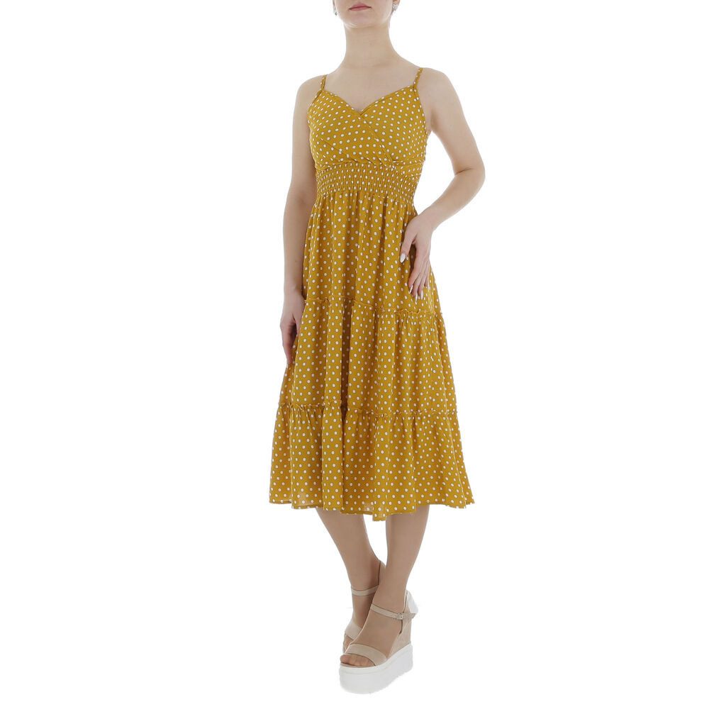 Ital-Design Sommerkleid Damen Freizeit Stufenkleid (85941338) Volants Gepun günstig online kaufen