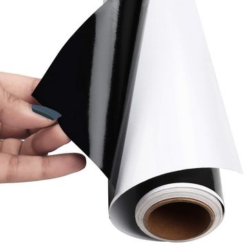 Belle Vous Schwarze Vinylfolie - 30cmx3m Rolle für vielseitige Anwendungen Pflegeset (Schwarze Vinylfolie Rolle - 30cmx3m)