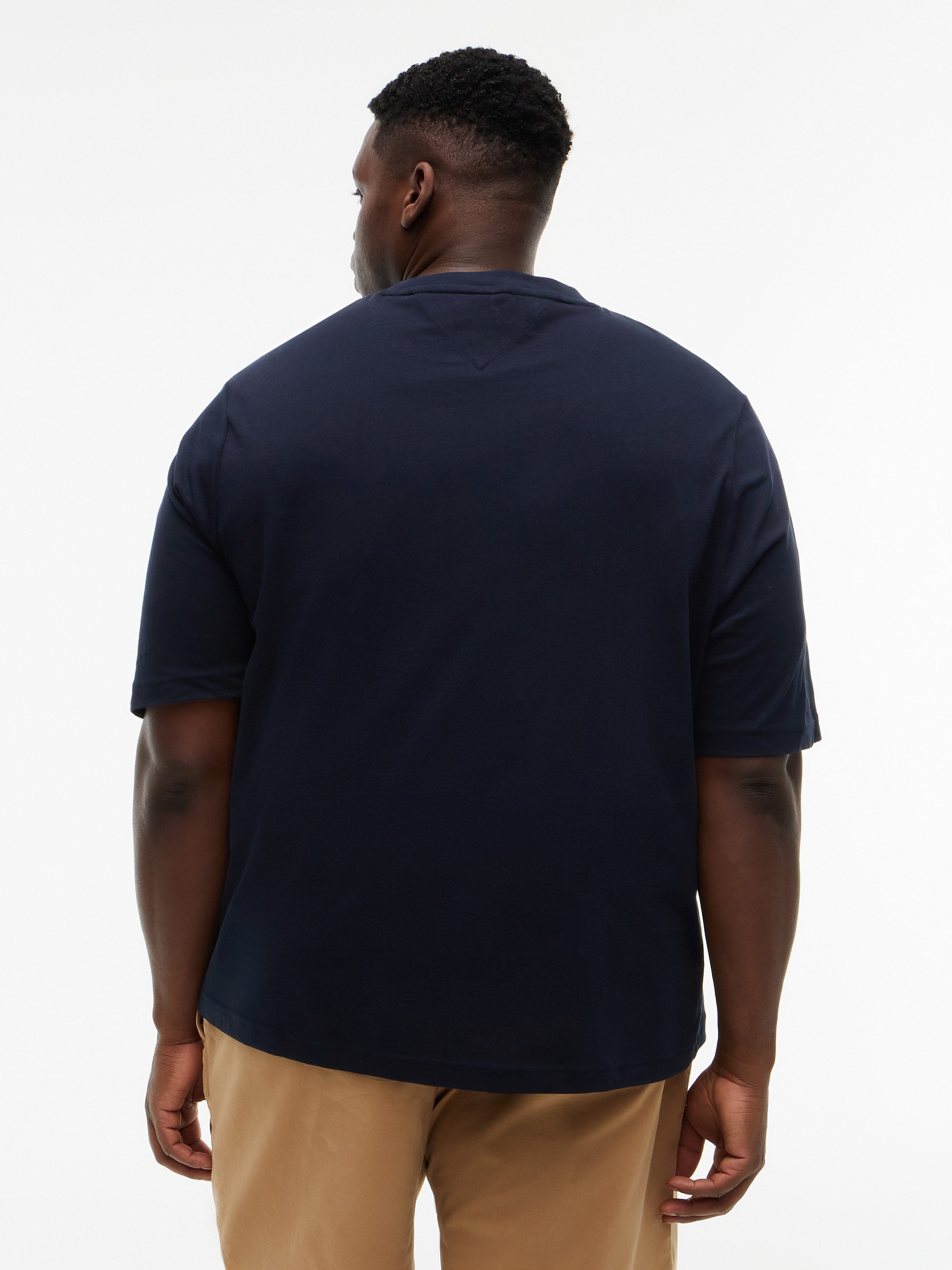 Tommy Hilfiger Big & Tall T-Shirt aus Jersey mit Flag-Grafik, Große Größen