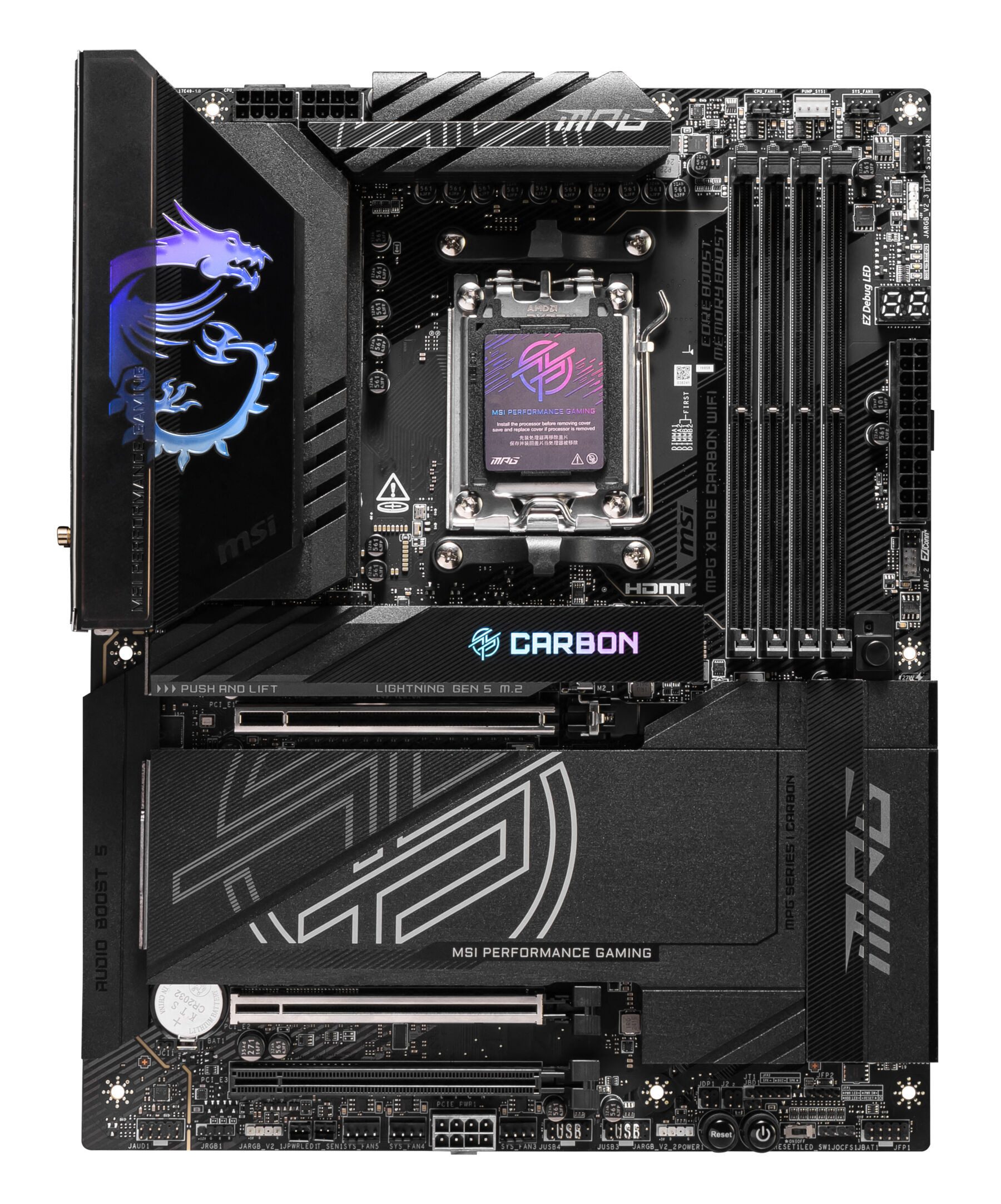 MSI MPG X870E CARBON WIFI Mainboard – Bild 2 von 5