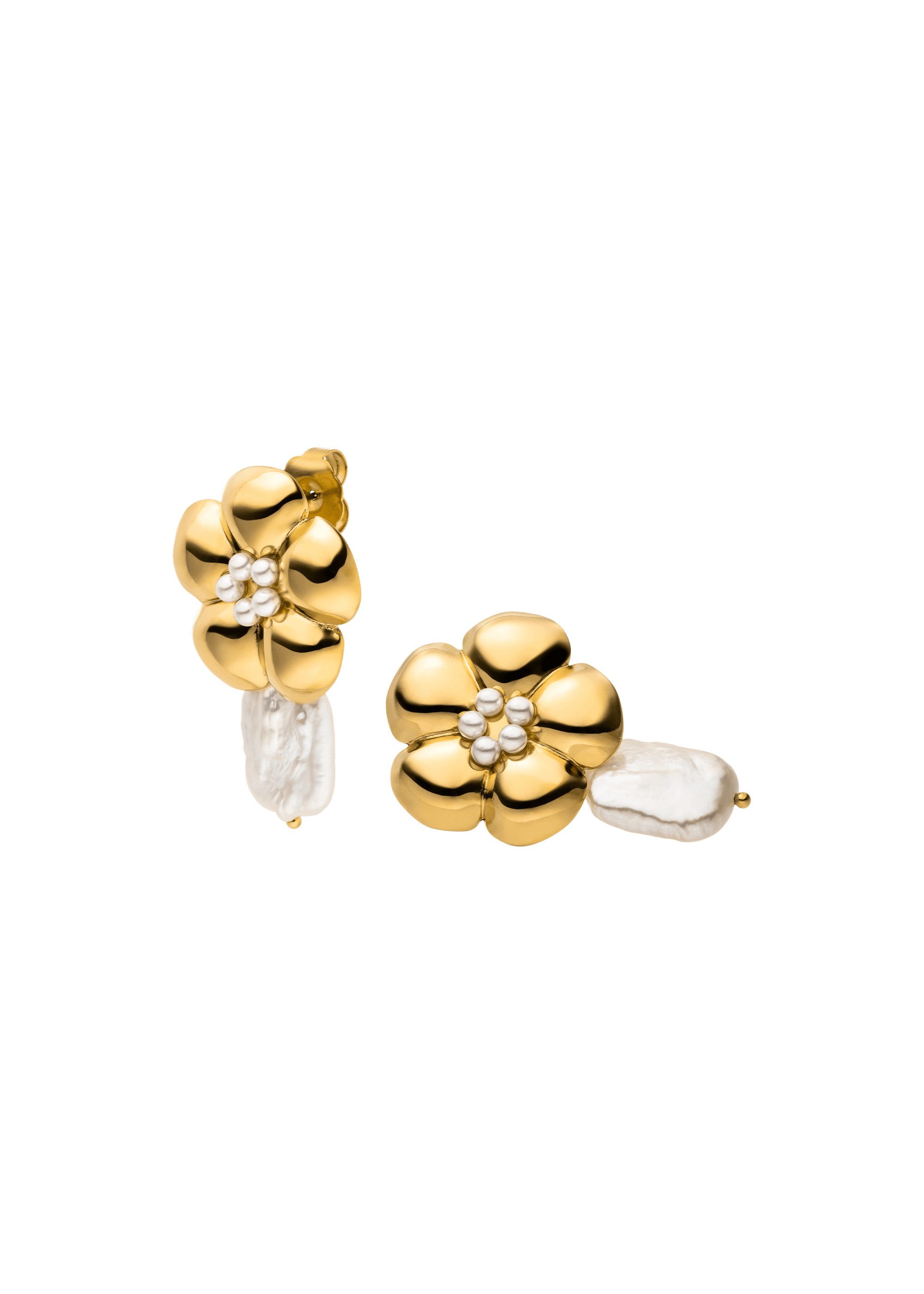 Purelei Paar Ohrstecker Floral Pearly