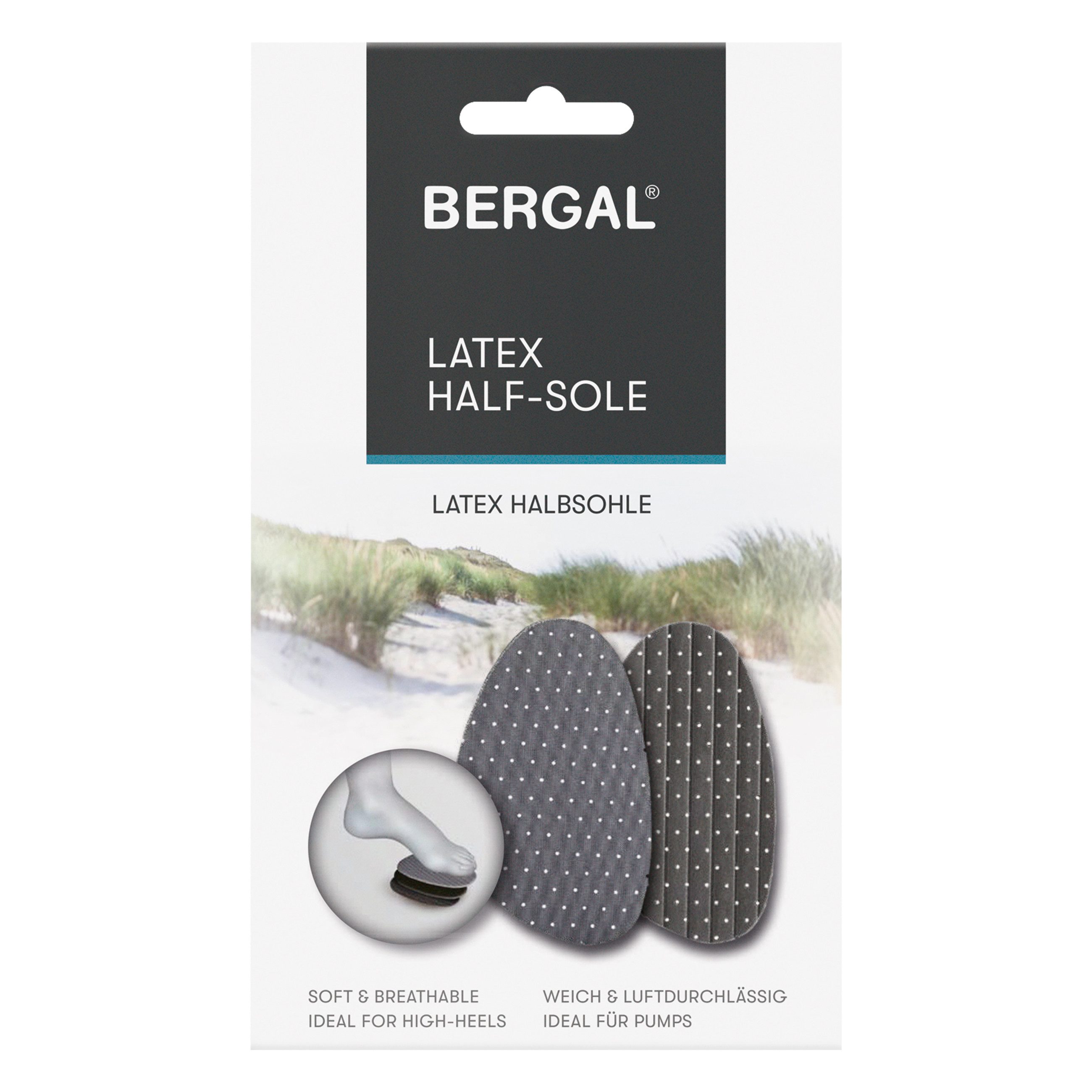 Bergal Halbsohlen Latex Halbsohle