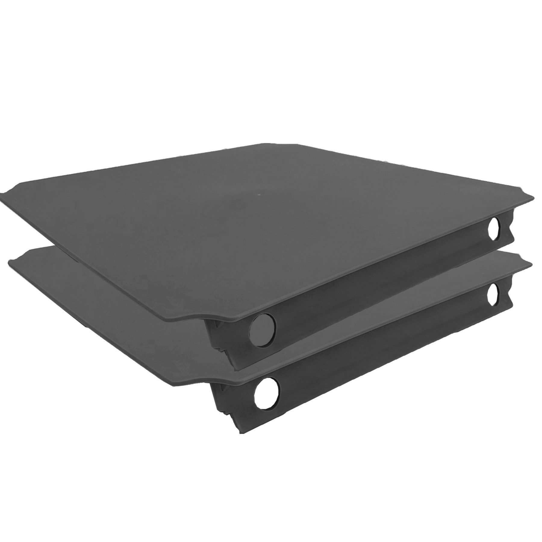 move and stic 2er Set Platte 40x40 cm Konstruktionsspielsteine, (Erweiterungsset, Platten Pack), für Indoor und Outdoor