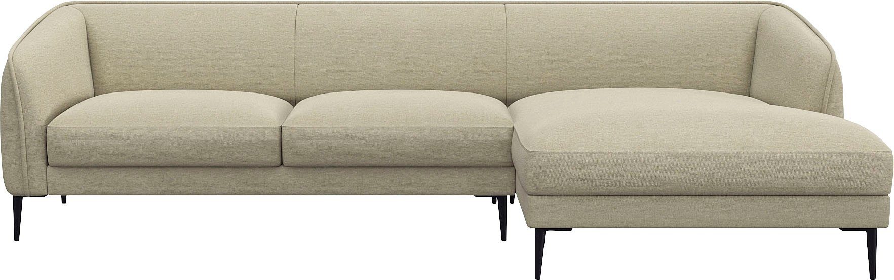 FLEXLUX Ecksofa "Belle Designsofa, L-Form, B/T 288/149 cm", Skandinavisches günstig online kaufen