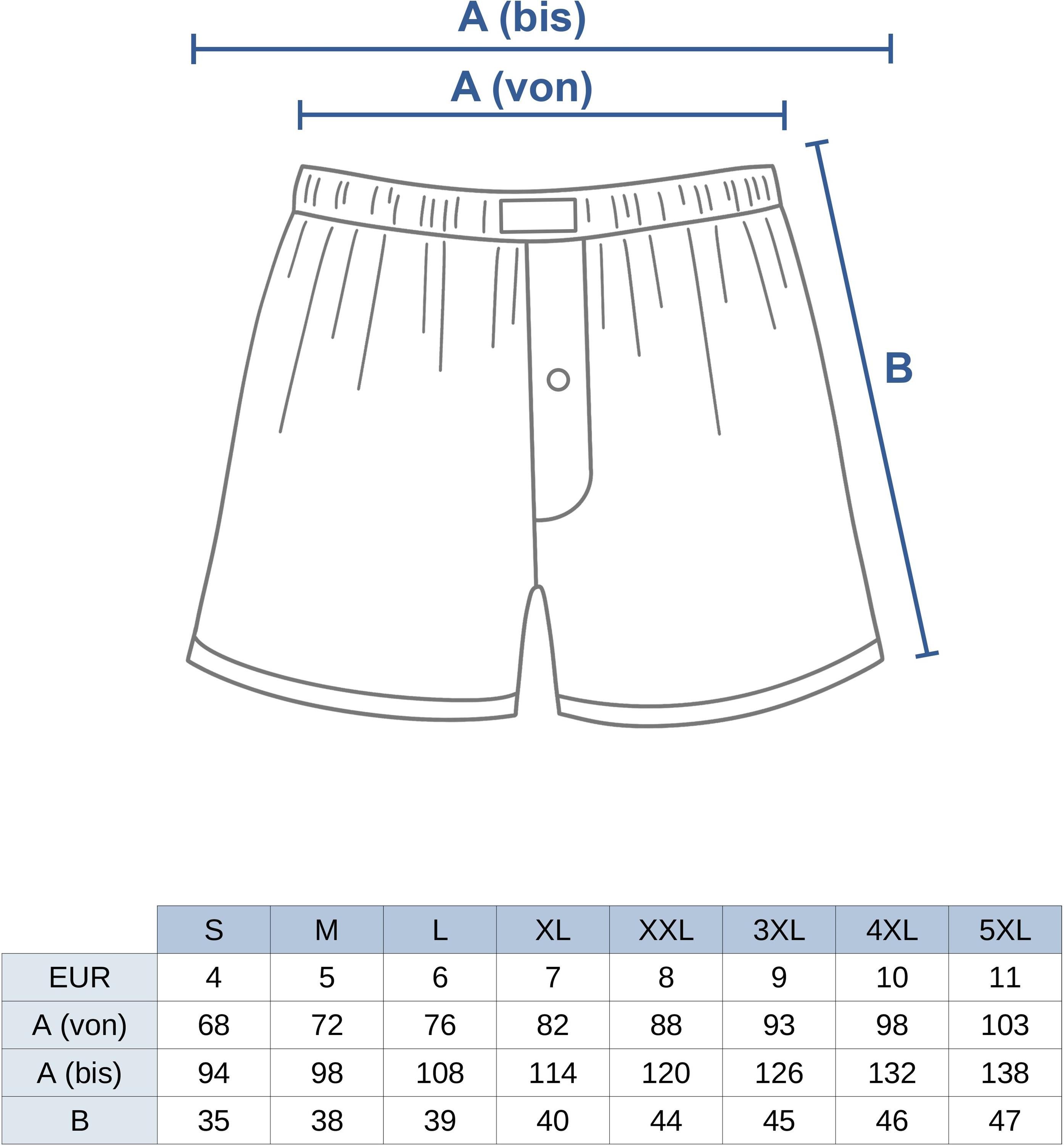normani Boxershorts 3 Stück Herren Web Boxershorts Aus atmungsaktiver Baumwolle – Bild 5 von 5