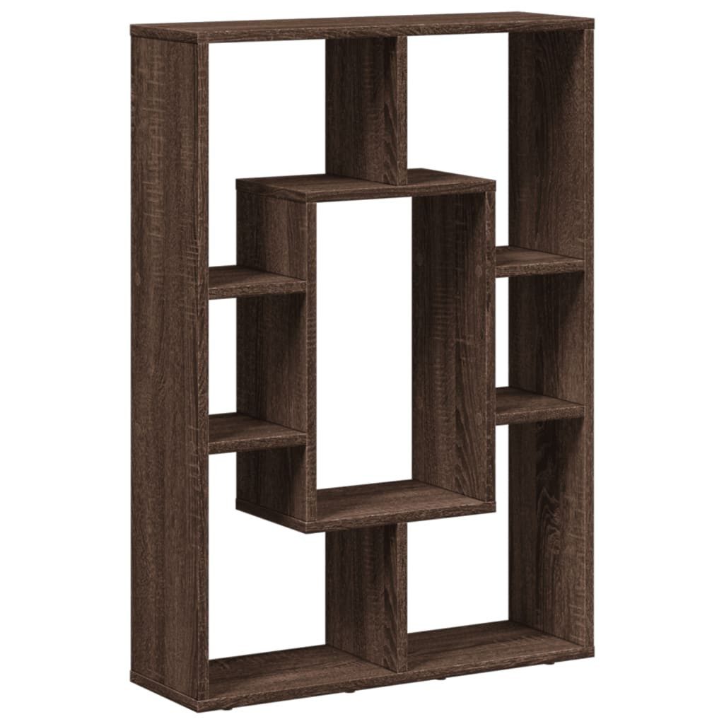 vidaXL Bücherregal Bücherregal Braun Eichen-Optik 63x20x90 günstig online kaufen