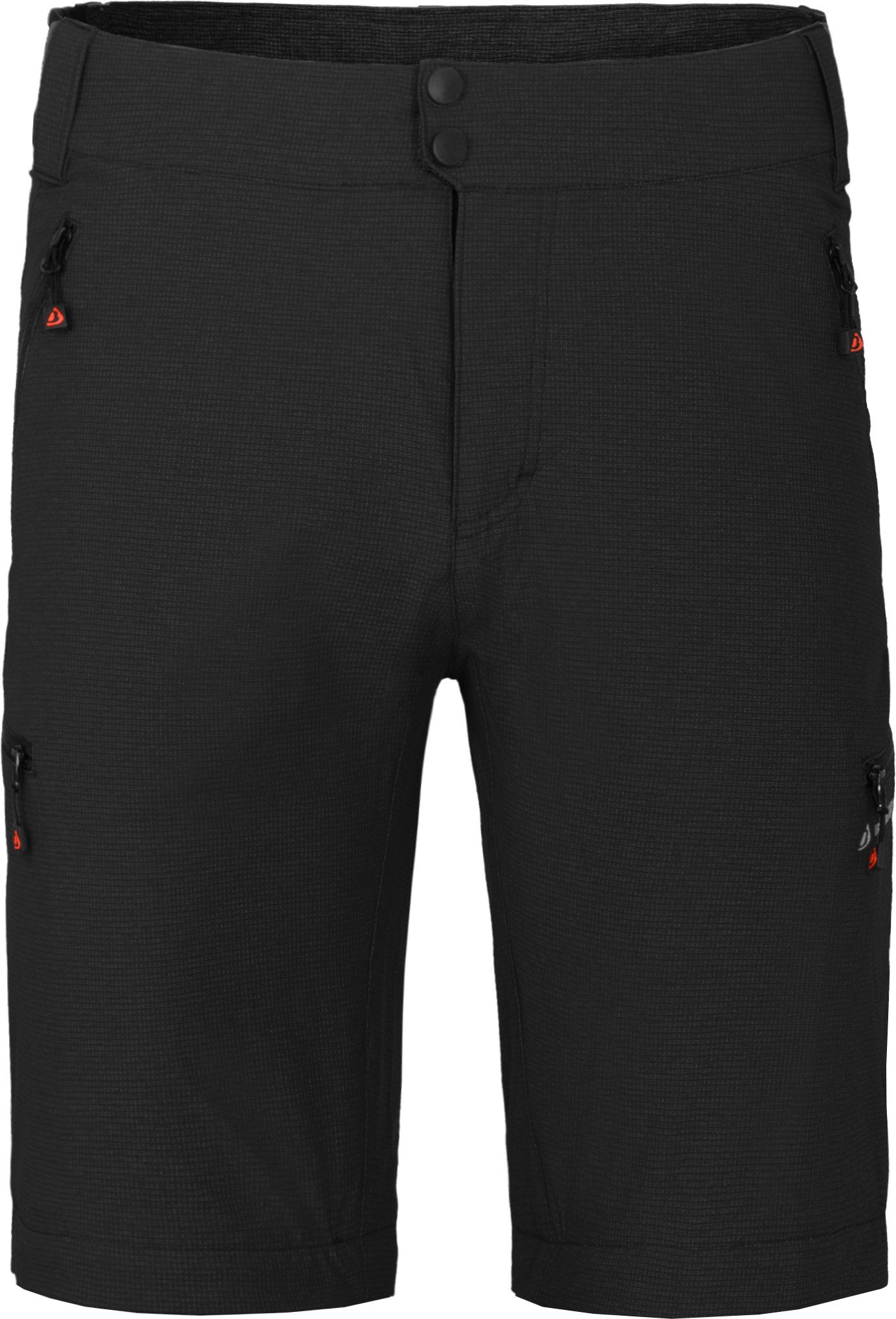 Bergson Outdoorhose PATTI Zipp-OFF Herren Outdoorhose & Radhose, robust, elastisch, Normalgrößen, schwarz