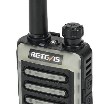 Retevis Walkie Talkie RB666,Profi PMR446,Schnellladung, LED-Taschenlampe, VOX, für Radfahrer