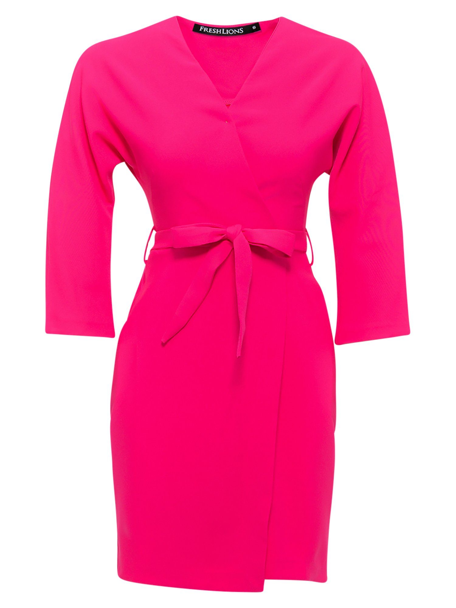 Kleid Pink Freshlions Blusenkleid Wickel-Design 'NADJA'