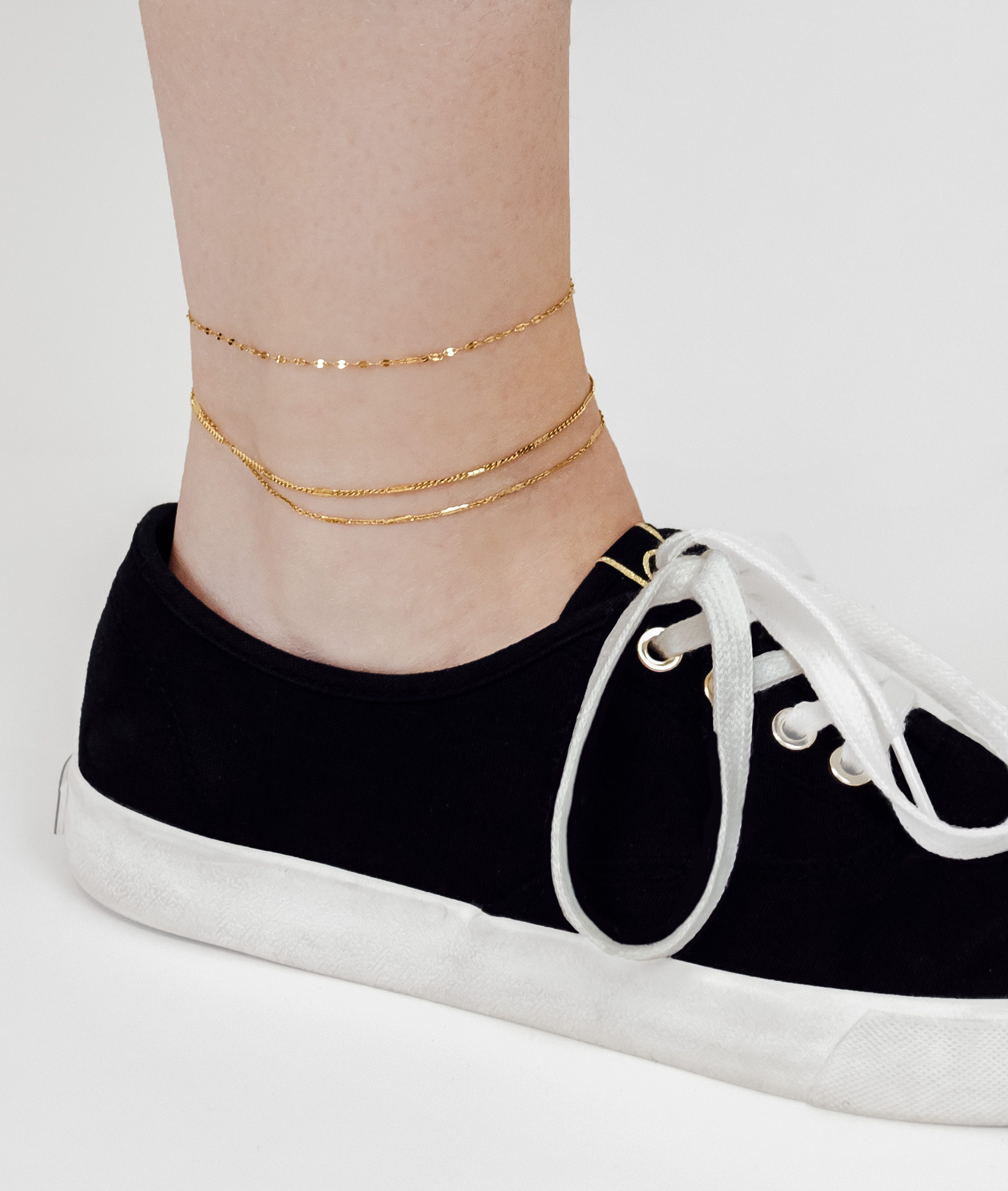 Liebeskind Berlin Fußkette Schmuck Edelstahl Sparkling With Layer