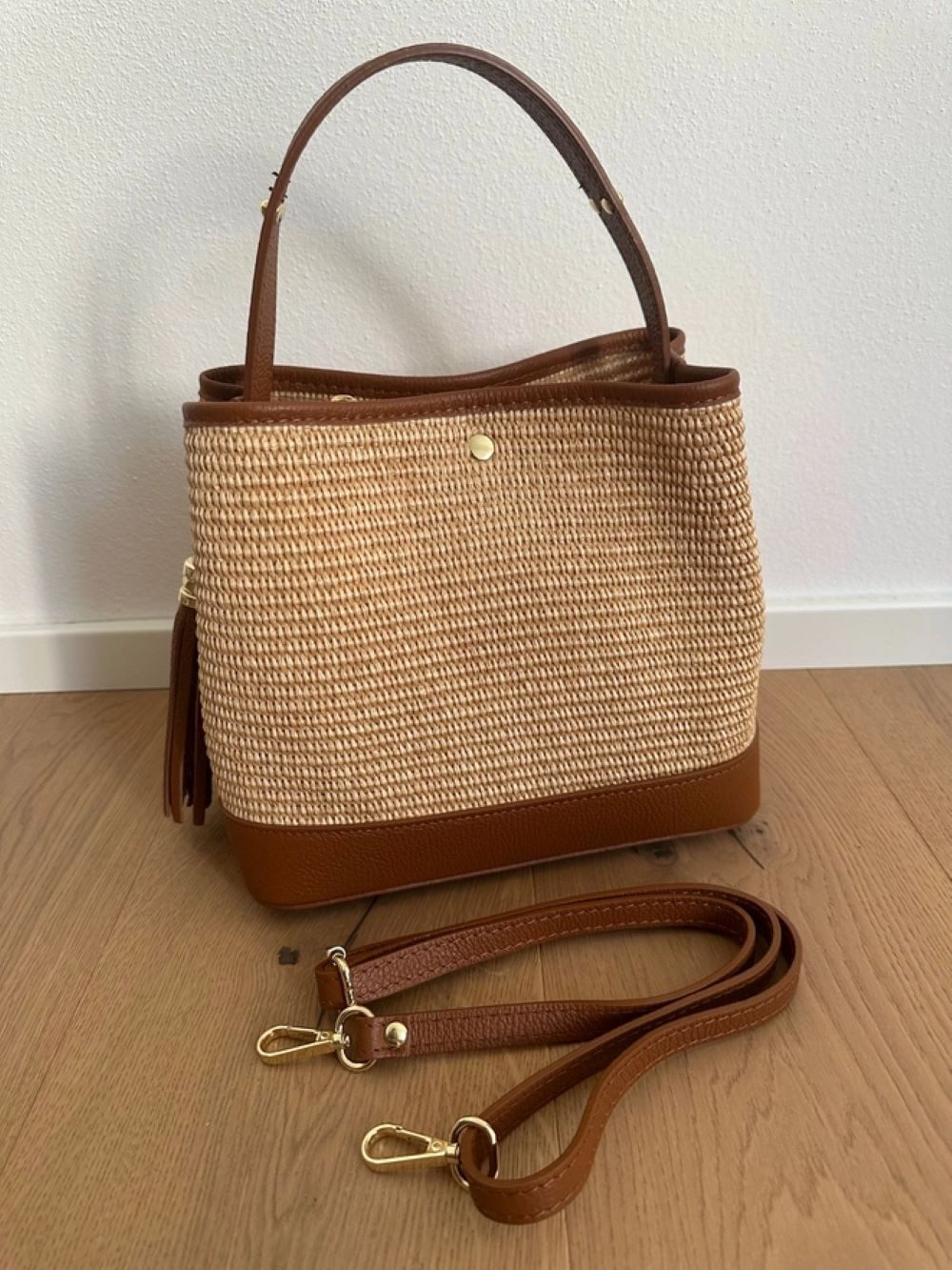 Goodman Design Schultertasche Handgefertigte Sommer-Handtasche aus günstig online kaufen