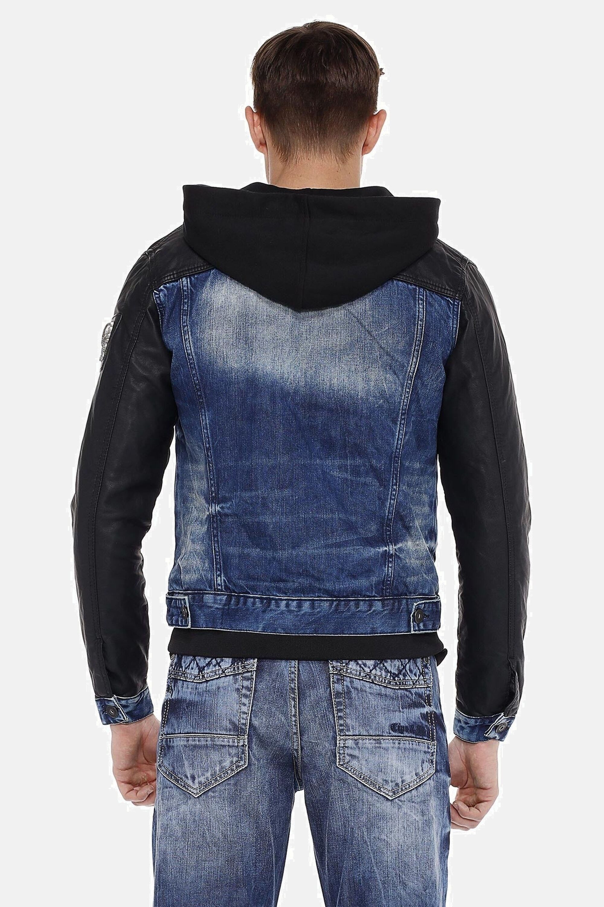 Cipo & Baxx Jeansjacke Jacke mit Reißverschluss, CJ235 günstig online kaufen