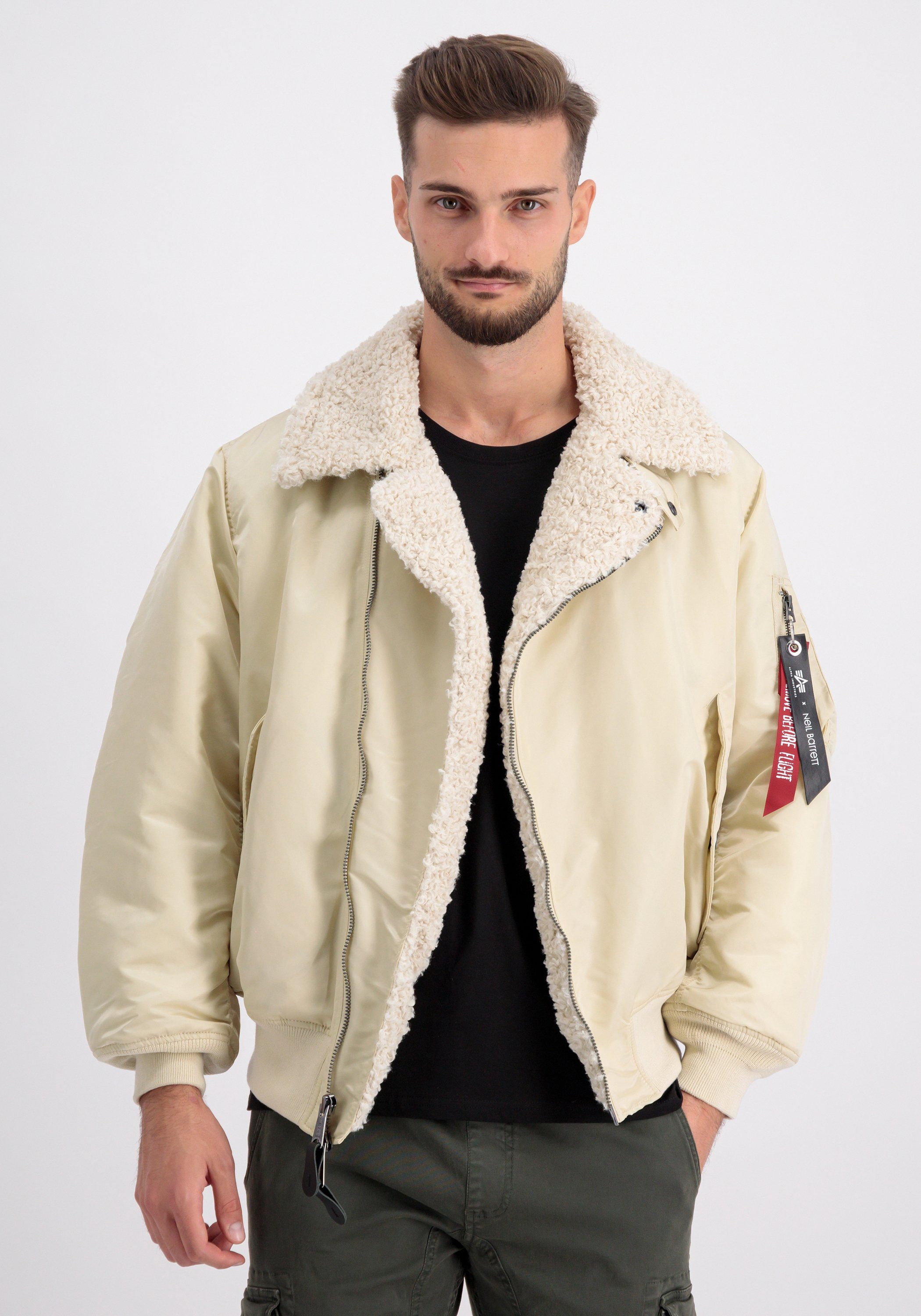Alpha Industries Bomberjacke NB MA-1 B-3 Biker Jacket