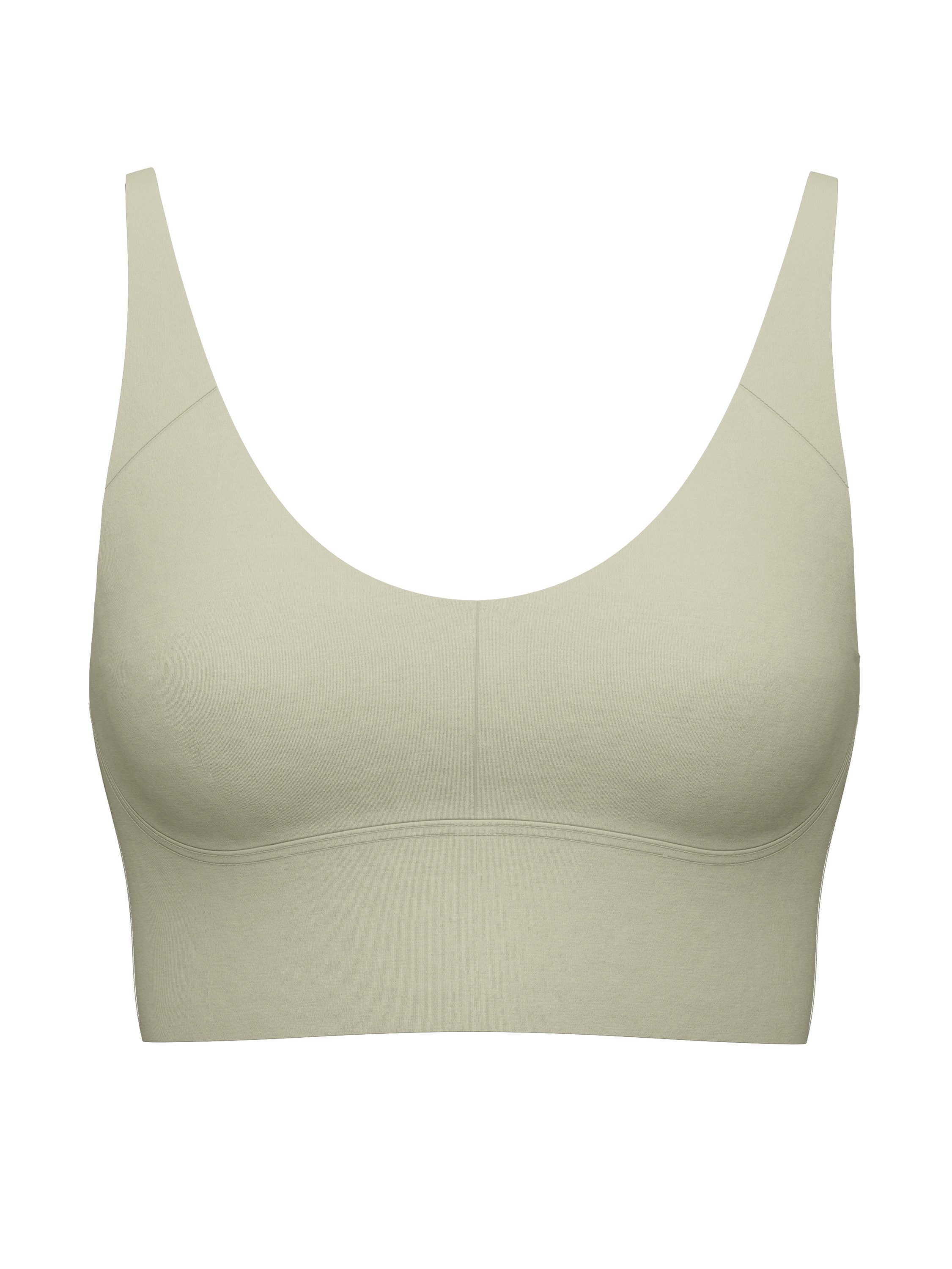 CALIDA Bustier Natural Layer Damen (1-tlg) verstellbare Träger, ohne Bügel und Schale, hautfreundliche Qualität