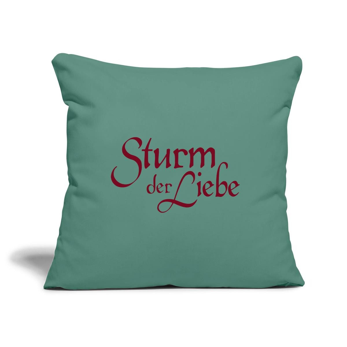Spreadshirt Kissenbezug Sturm Der Liebe Logo-Schriftzug Kissenbezug 45x45 cm