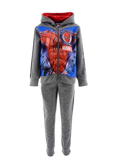 Spiderman Jogginganzug Sweat-Jacke mit Jogging-Hose Trainings-Anzug (SET, 2-tlg)