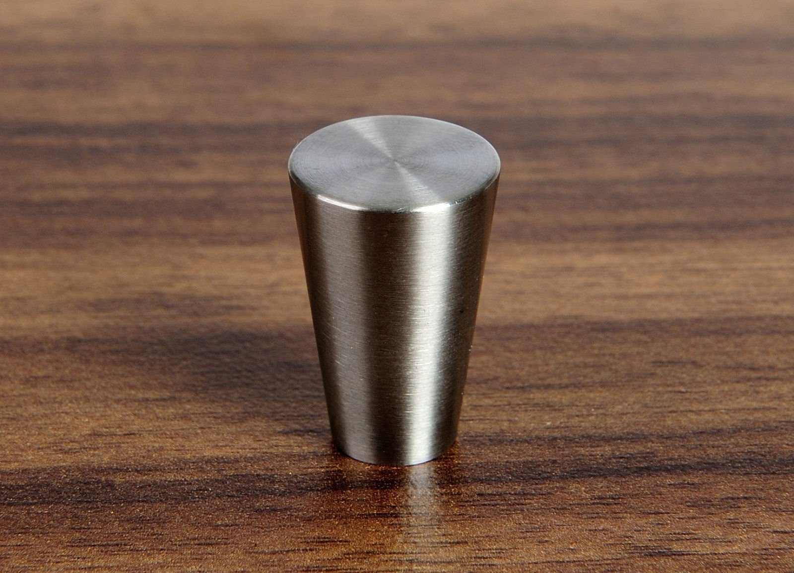 SO-TECH® Möbelknopf EK09 Ø 15 - 30 mm Edelstahl gebürstet, Edelstahl gebürstet Knopf Knauf incl. Schrauben