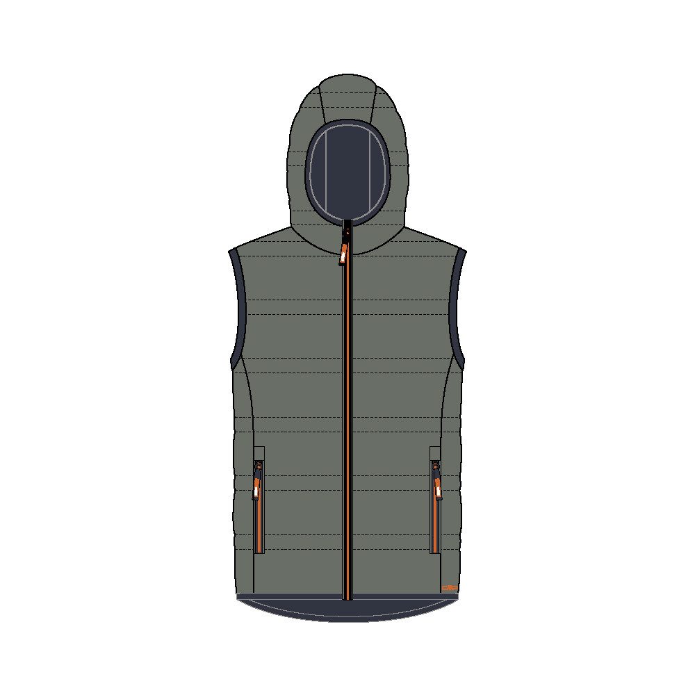 Funktionsweste CMP Kinder Weste Kid Vest Fix Hood 33Z1514