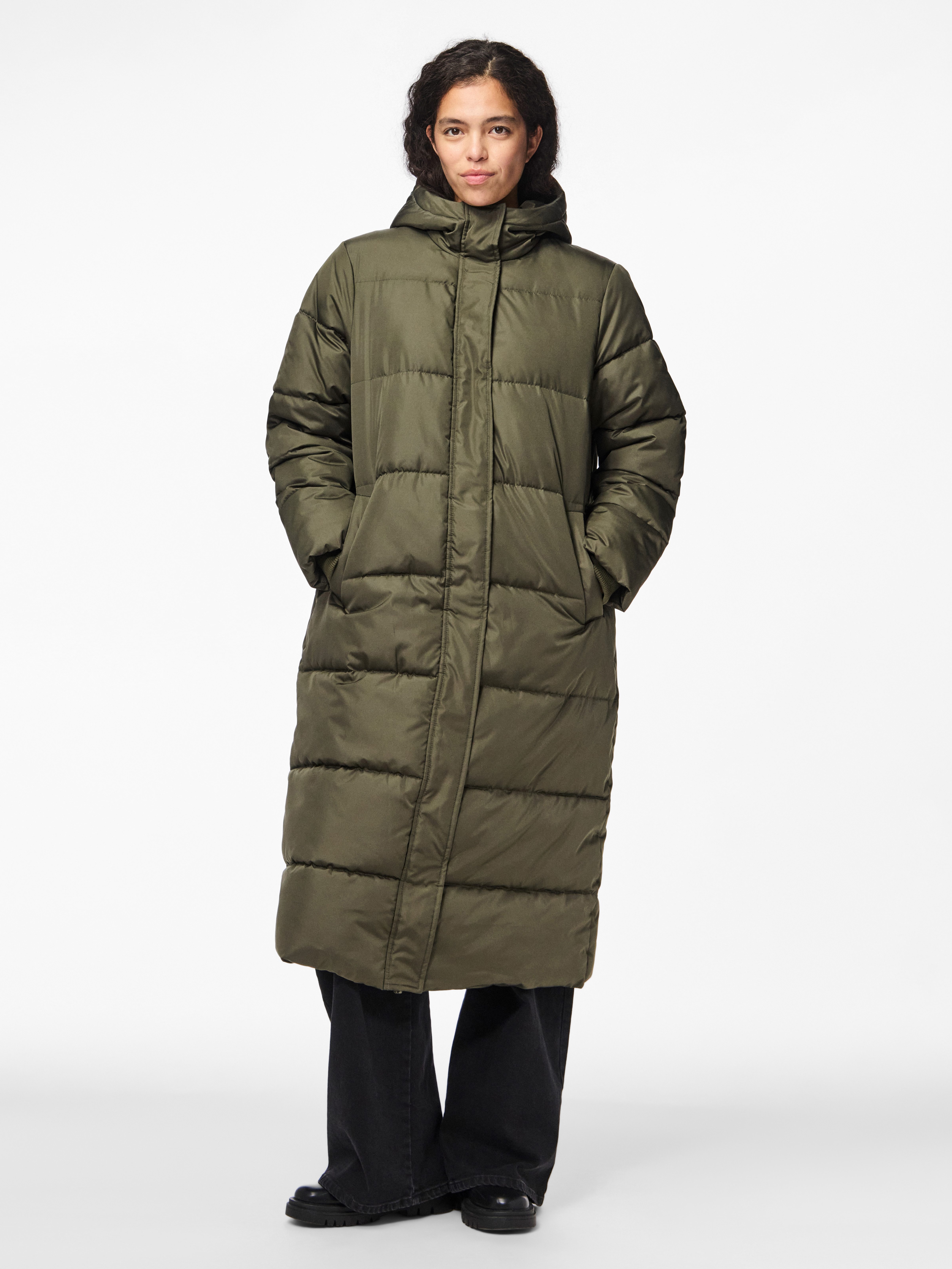 pieces Steppmantel PCMADDIE LONG PUFFER JACKET NOOS BC günstig online kaufen