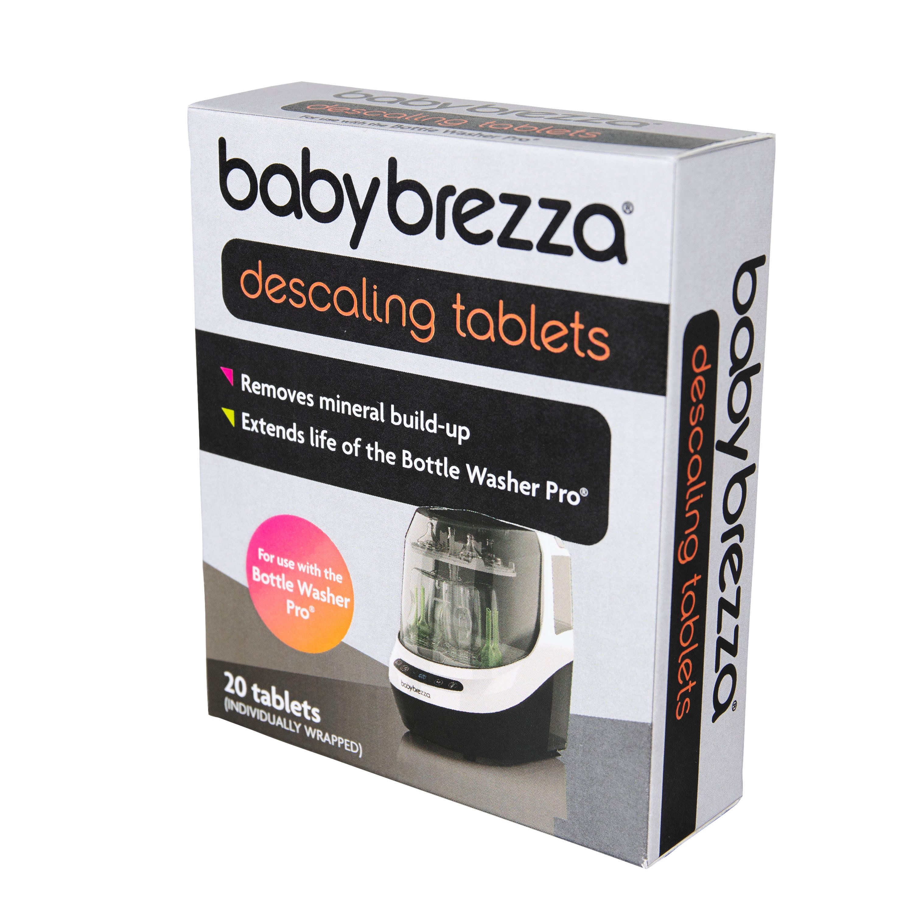 Baby Brezza Bottle Washer Pro, Entkalkungstabletten, hypoallergen Geschirrspülmittel (geruchsneutral & ohne aggressive Chemikalien)