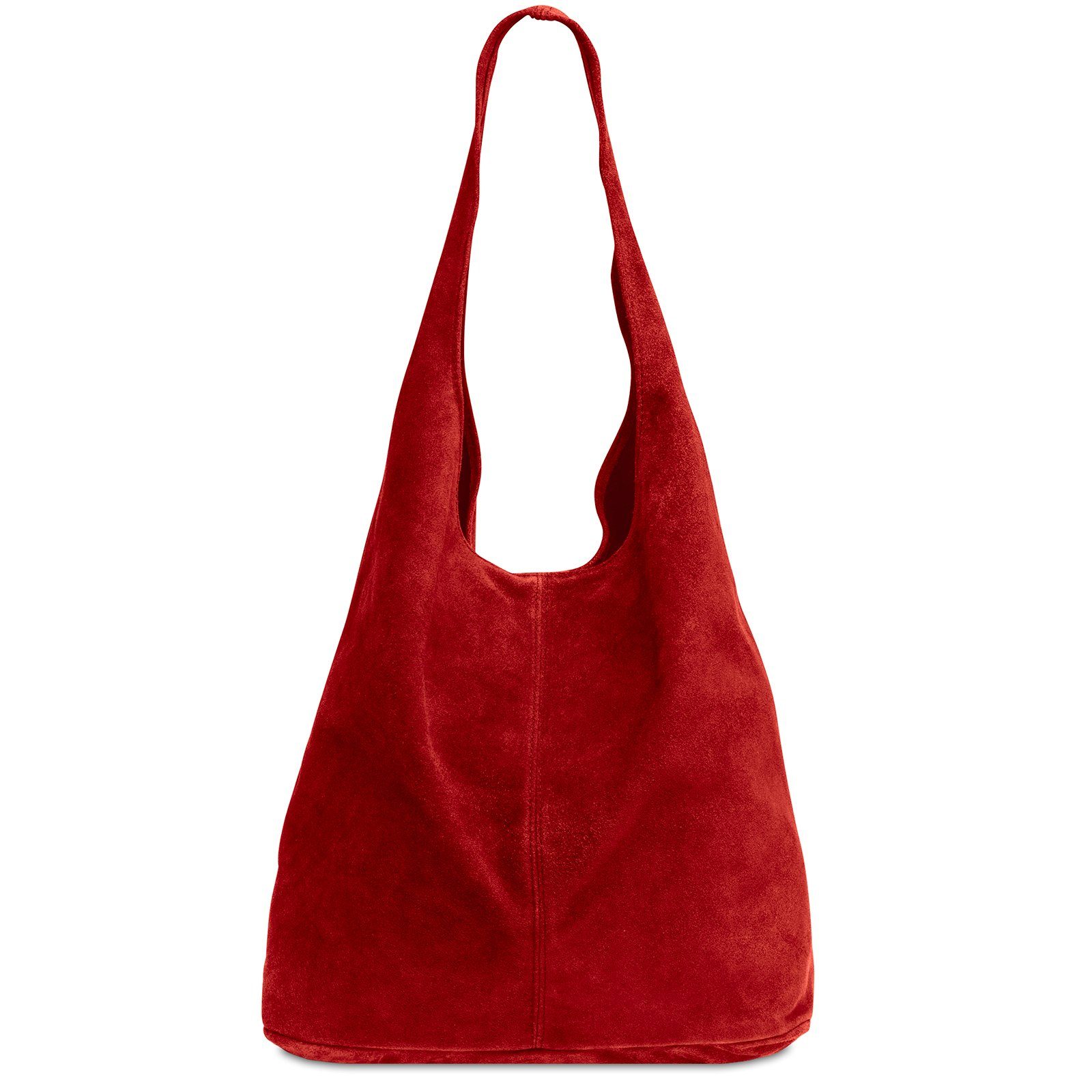 Caspar Schultertasche große Damen Wildleder Tasche Hobo Bag - CLASSIC LINE günstig online kaufen