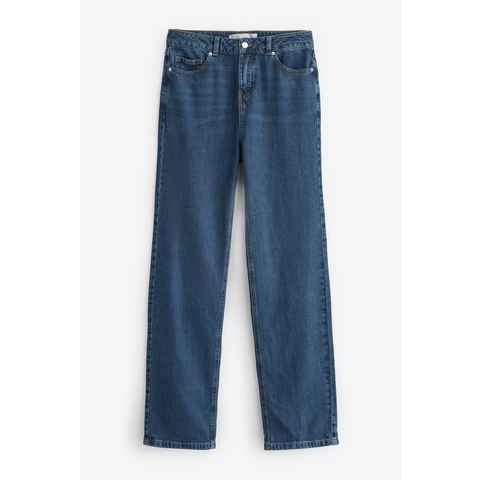 Next Weite Jeans Relaxed Fit Jeans mit weitem Hosenbein (1-tlg)