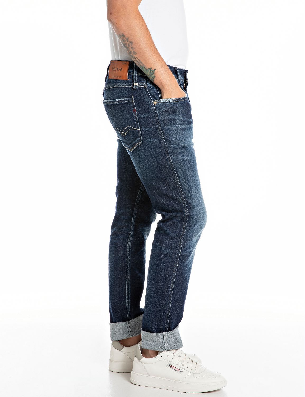 Replay Slim-fit-Jeans ANBASS Jeans günstig online kaufen