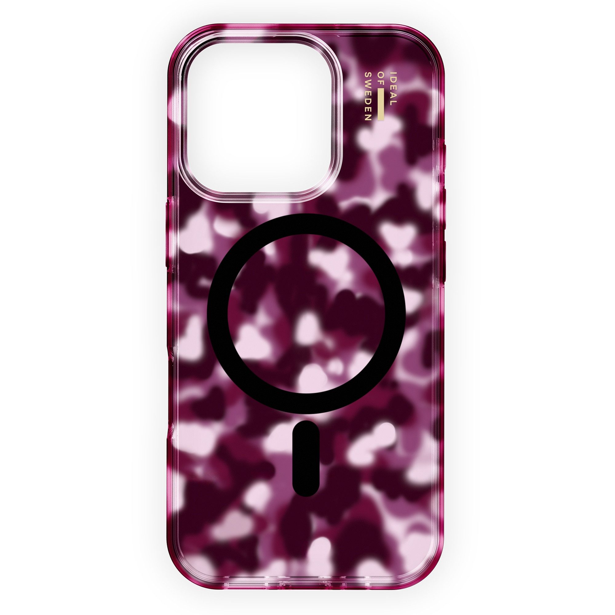 iDeal of Sweden Backcover iDeal of Sweden Clear Case MagSafe Apple iPhone 16 Pro - Cherry Crush