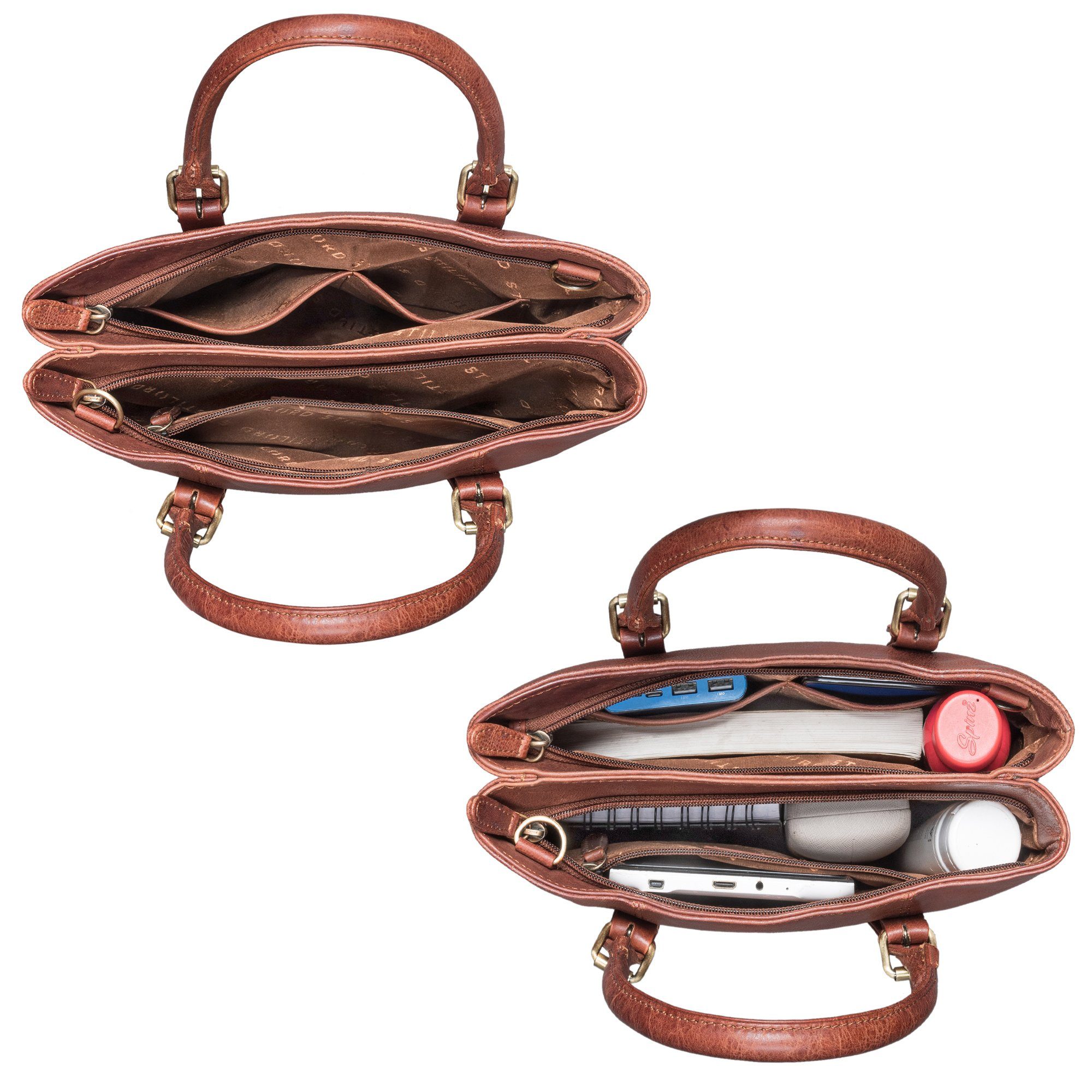 STILORD Handtasche "Daniela" Modische Handtasche Leder günstig online kaufen