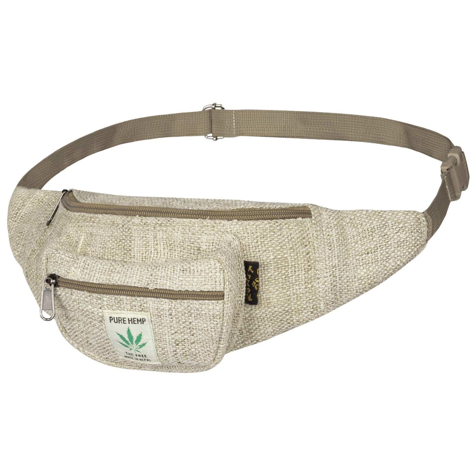 KUNST UND MAGIE Bauchtasche e Bauchtasche aus Hanf Goa Sidebag Gürteltasche Hüfttasche