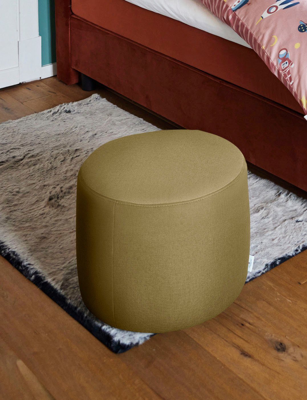 TOM cm TAILOR Pouf HOME DROP ø 50 PURE,