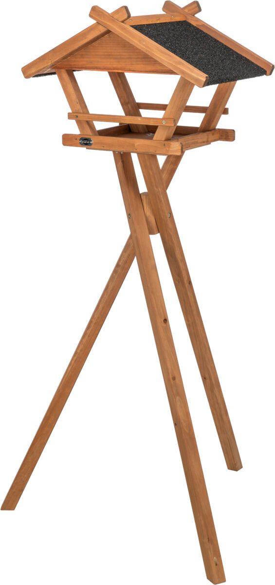 TRIXIE Vogelhaus Futterhaus - braun - 52 × 34,5 × 33,5 cm/1,34 m
