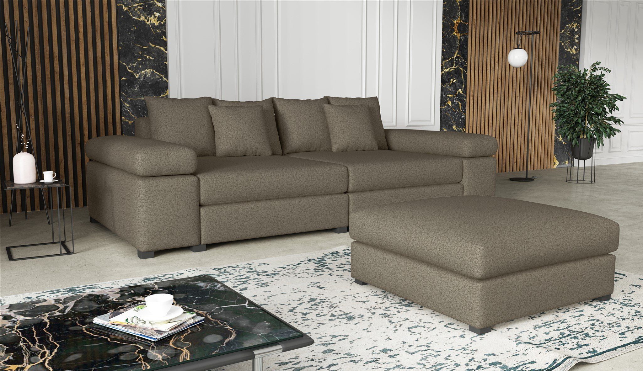 Fun Möbel Big-Sofa Couchgarnitur Megasofa Riesensofa günstig online kaufen