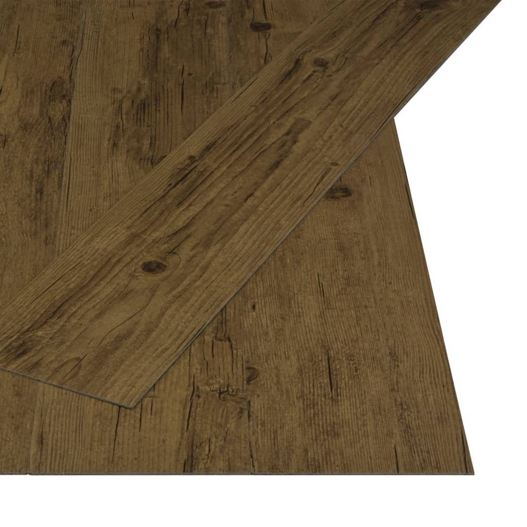 Teppichboden PVC-Fliesen Selbstklebend 4,46 m² 3 mm Natur Braun, vidaXL