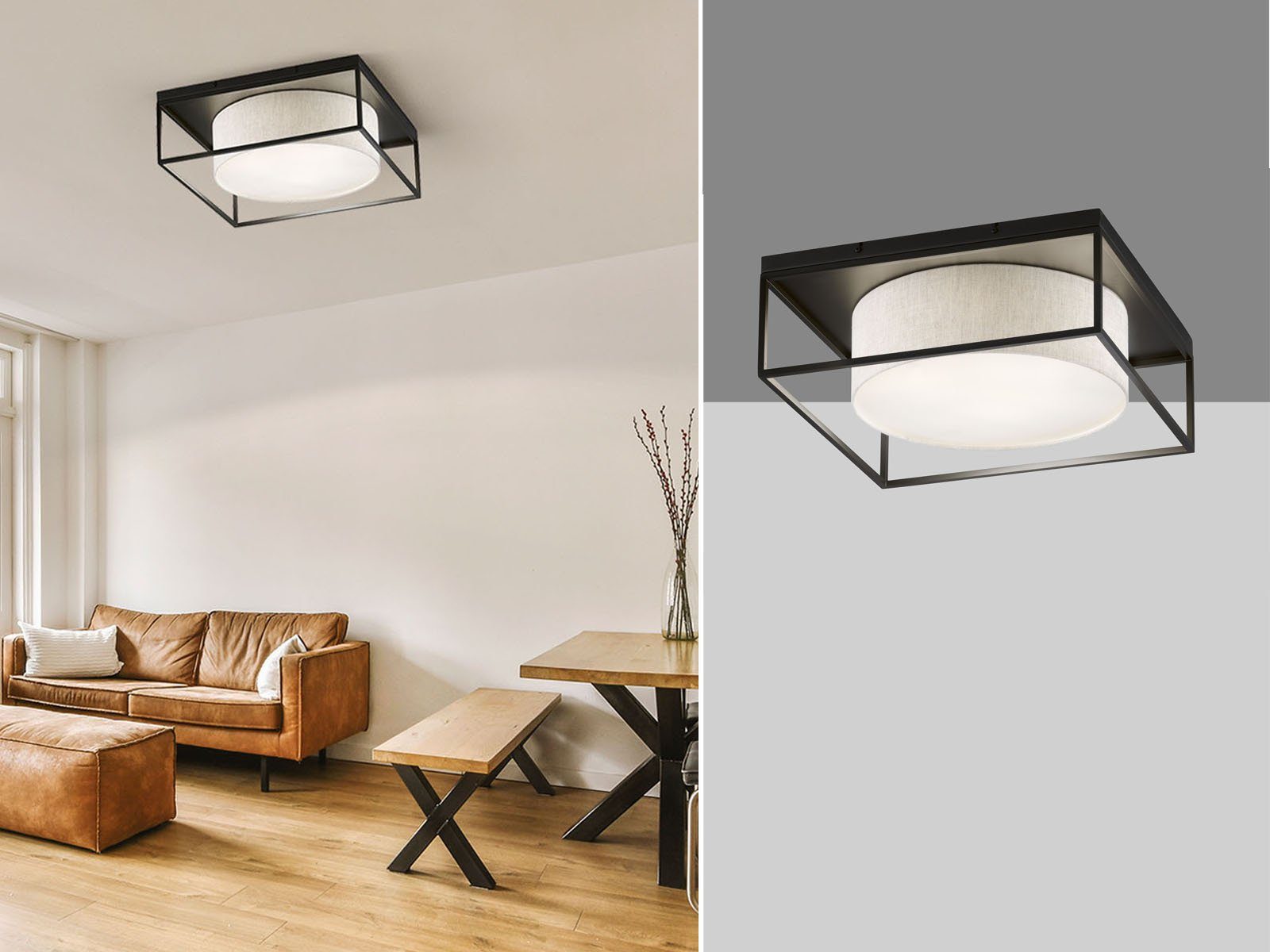 FISCHER & HONSEL LED Deckenleuchte, Dimmfunktion, günstig online kaufen