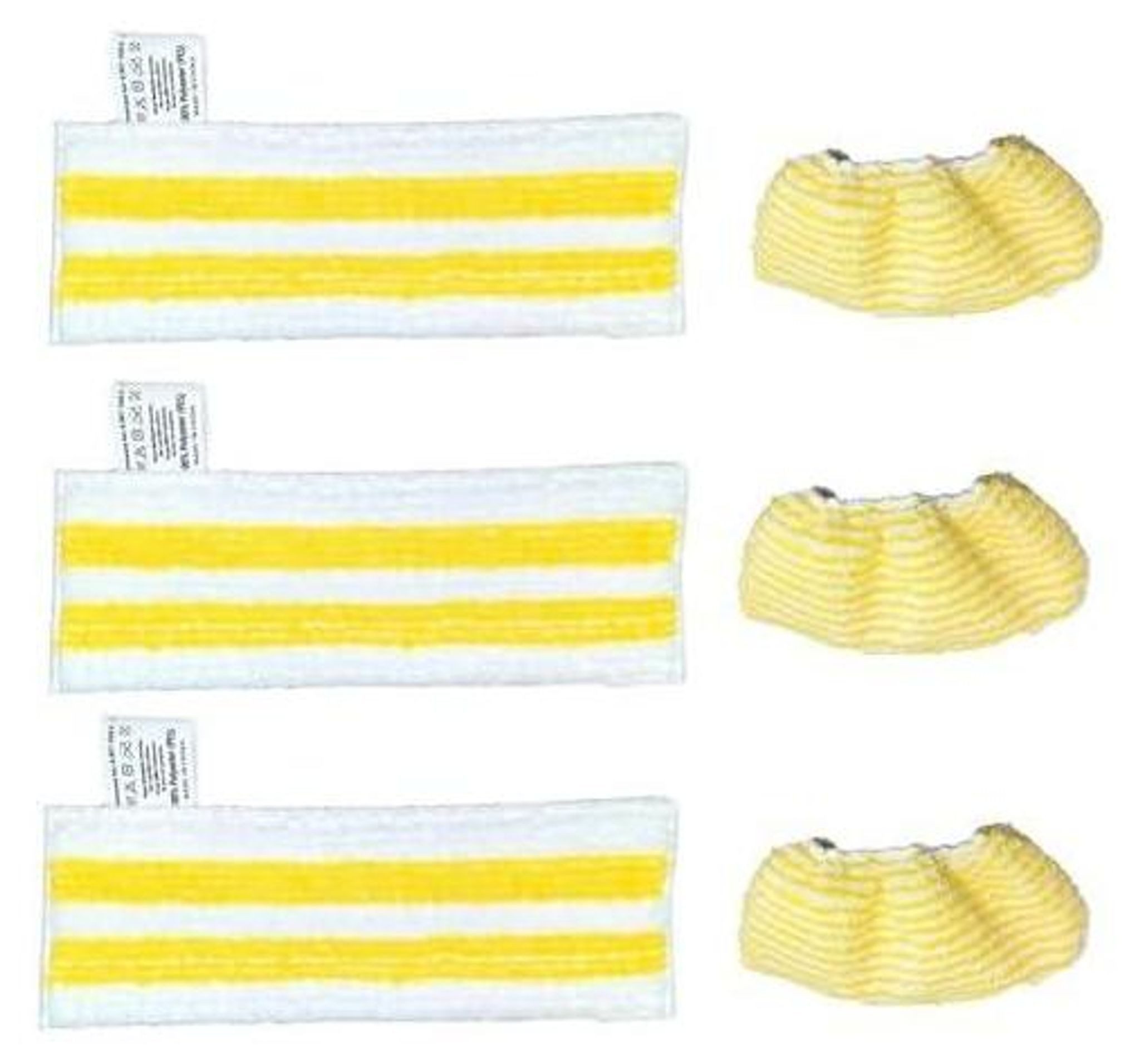 FELIXLEO Akku-Fenstersauger 6 Mikrofaser Tücher für Kärcher EasyFix SC1 SC2 SC3 SC4 SC5