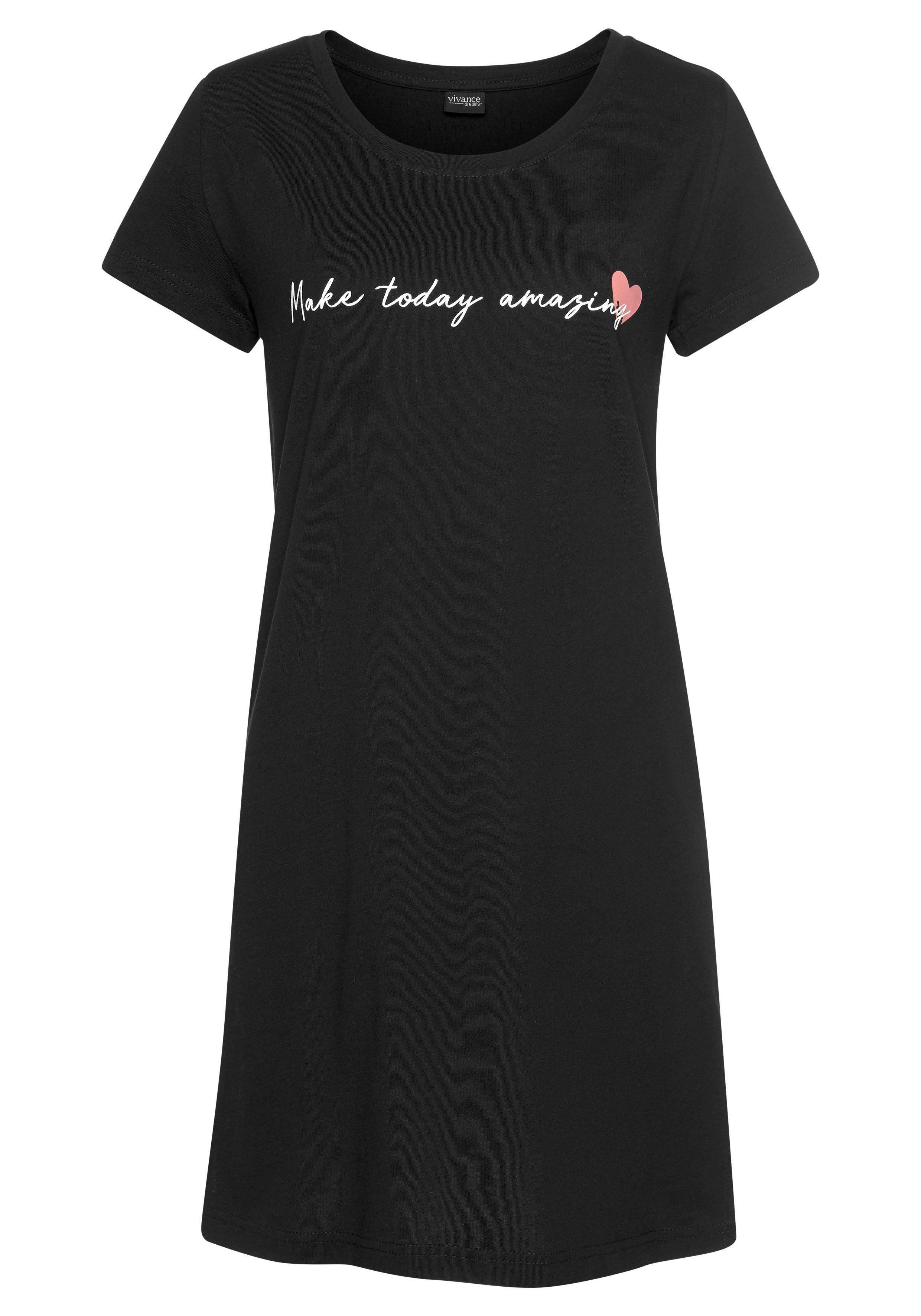 Vivance Dreams Nachthemd in bequemer Weite günstig online kaufen