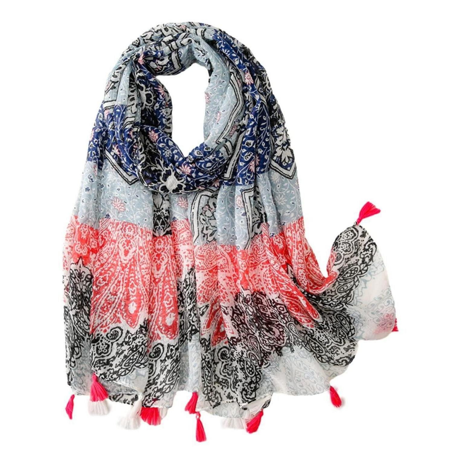 LuxusKollektion XXL-Schal Damen Schal Oversize mit Fransen, (1-St)