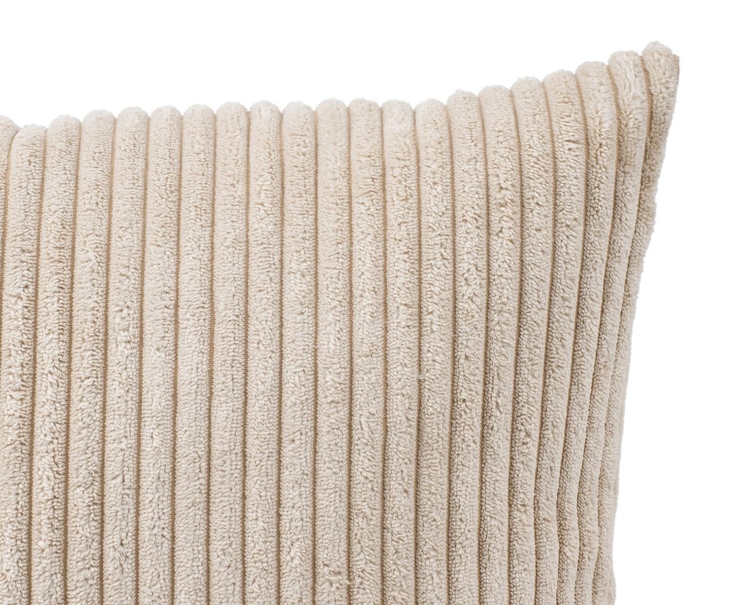 Gözze Kissenhülle ANAFI, Creme, Polyester, Cordoptik, 40 x 40 cm, (1 Stück) günstig online kaufen