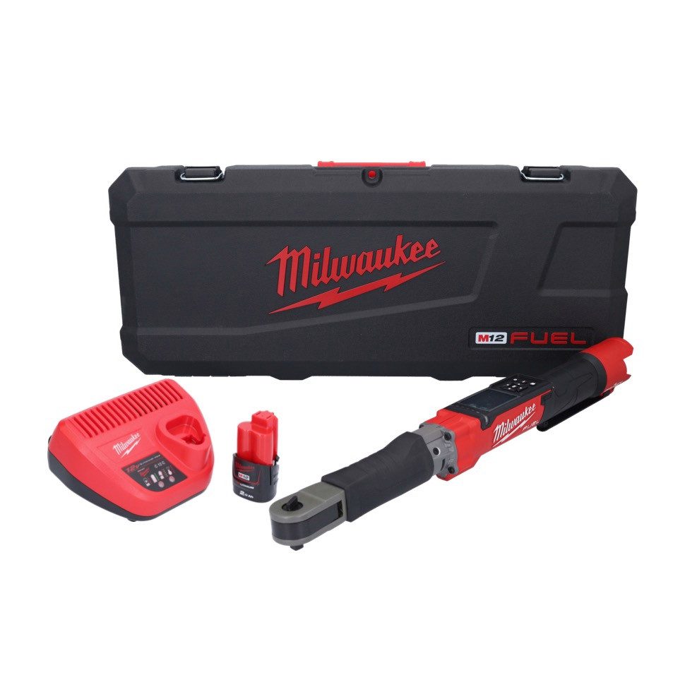 Milwaukee Drehmomentschlüssel M12 ONEFTR38-201C Digitaler Akku Drehmomentschlüssel 12 V 135,6 Nm