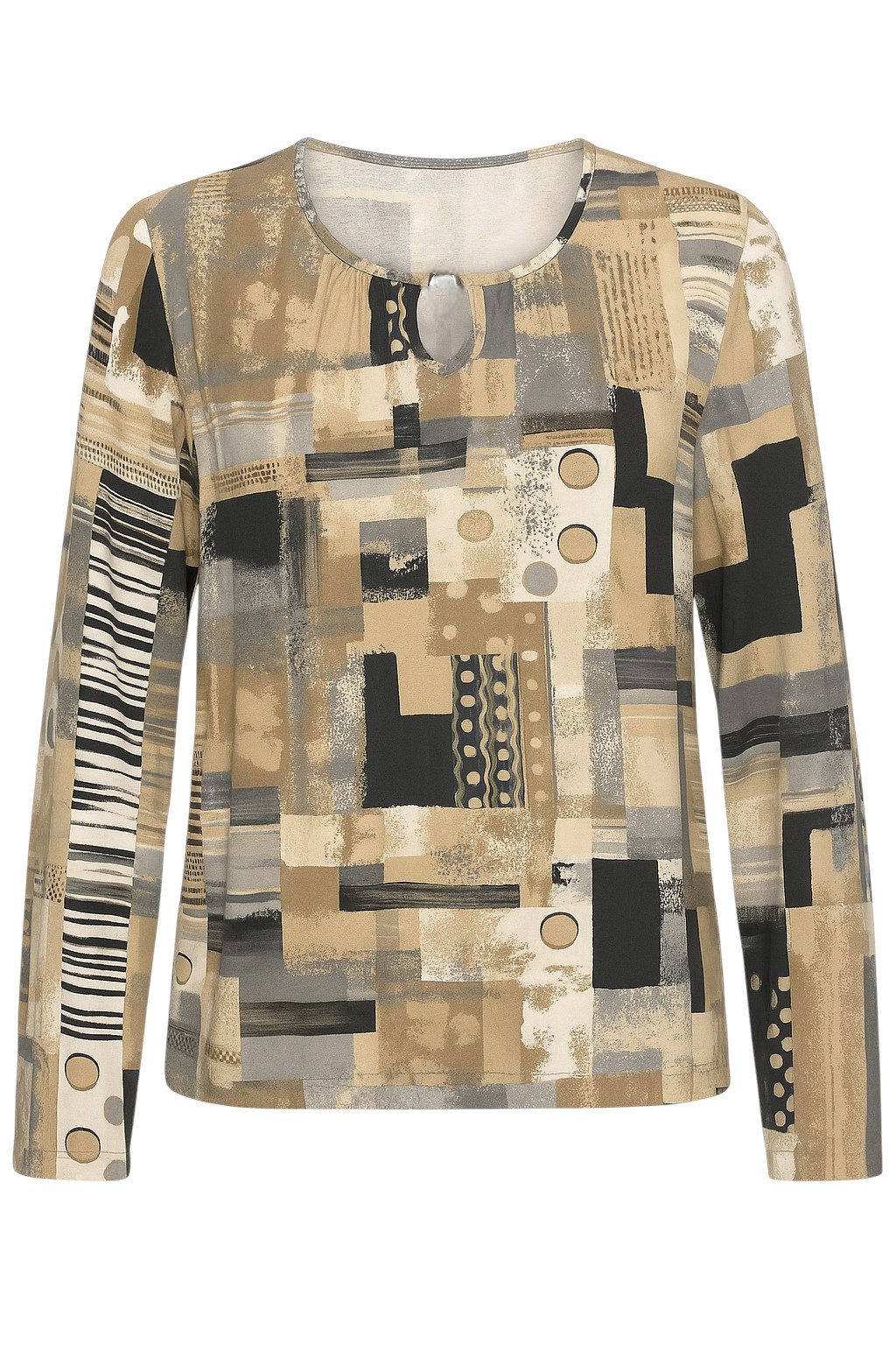 Aurela Damenmode Langarmshirt Damen Oberteil Langarm Sweatshirt 2 unterschi günstig online kaufen