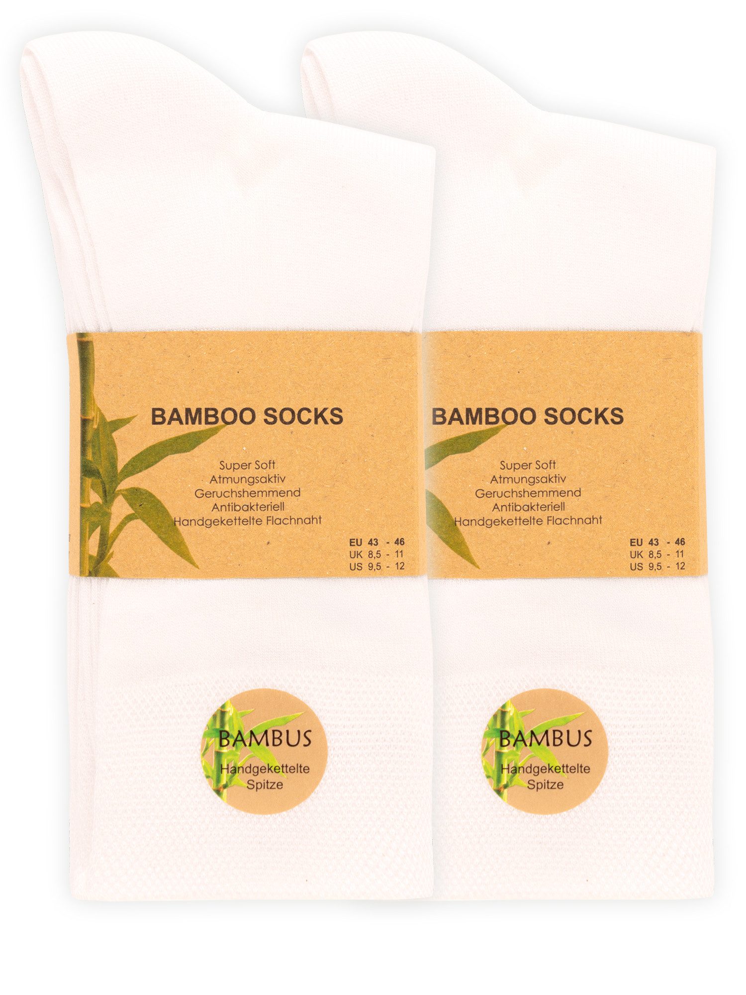 Cotton Prime® Socken Bambussocken ohne Gummibund (10-Paar) weich und atmungsaktiv durch Viskose – Bild 2 von 3
