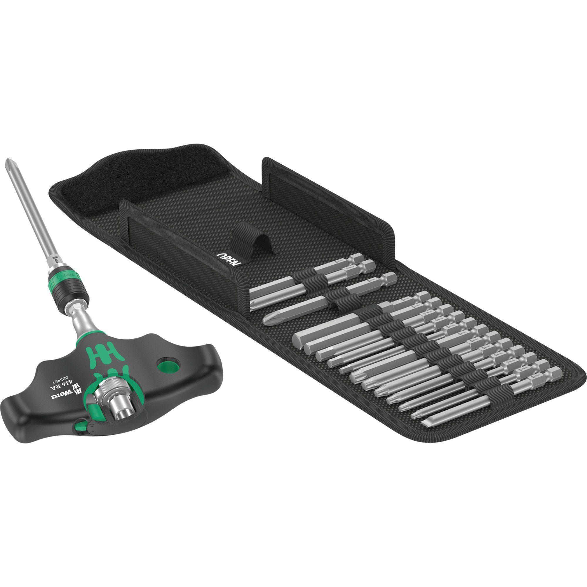Werkzeugset Wera Kraftform Kompakt 400 RA Set 1, mit