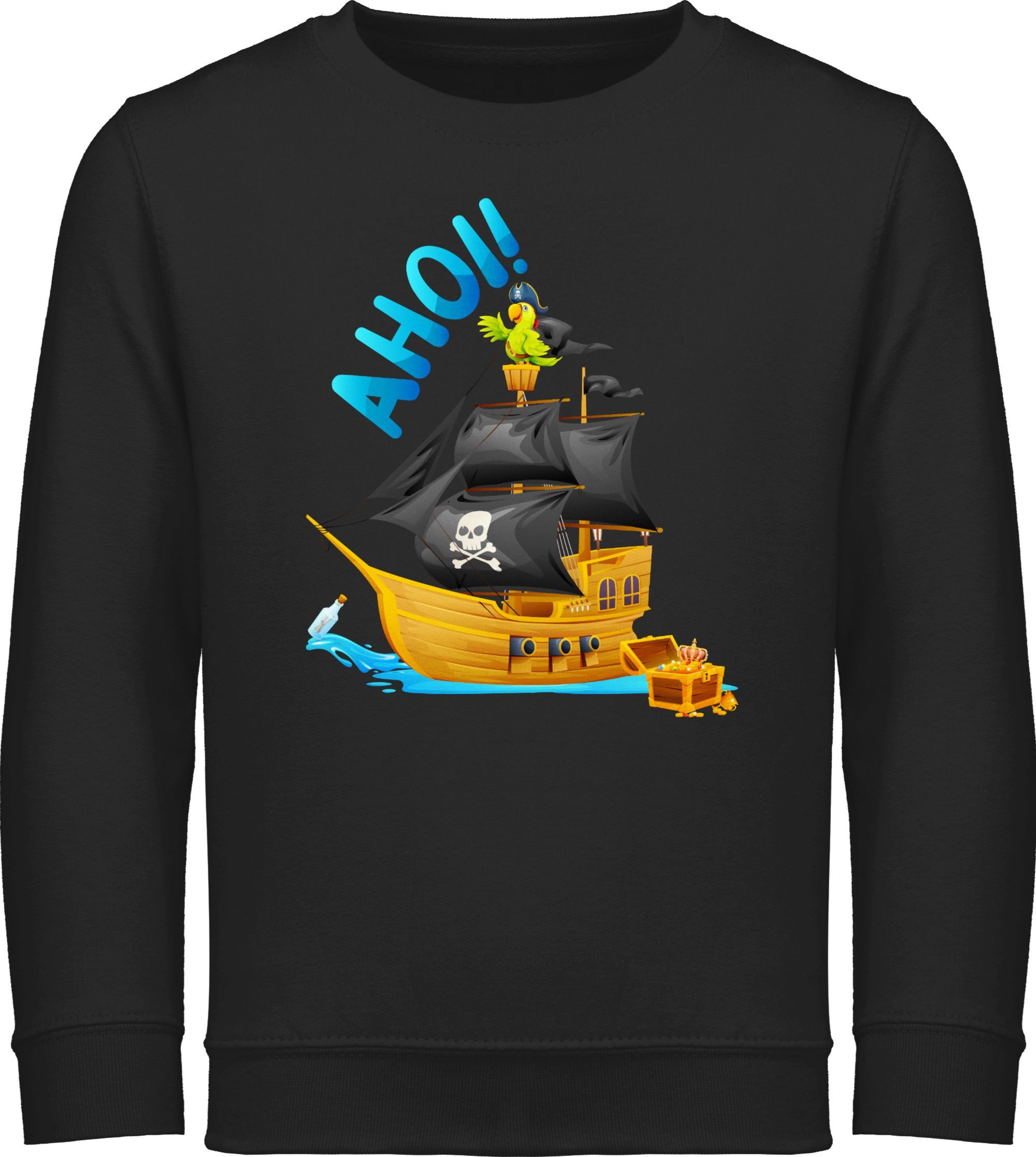 Sweatshirt Piratenschiff, Ahoi Pirat, Piraten Flagge, Piraten Abenteuer, Pira
