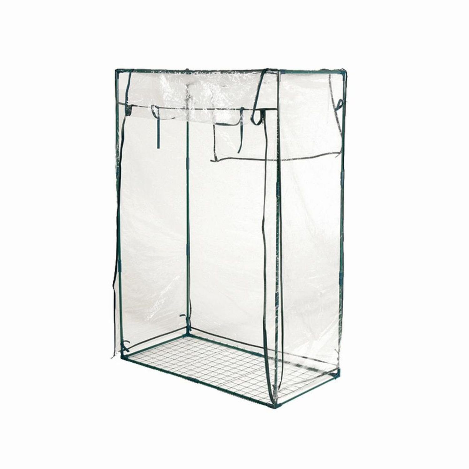 Siena Garden Gewächshaus Tomatengewächshaus Basic Maße: 100 x 50 x 150 cm, Farbe: grün