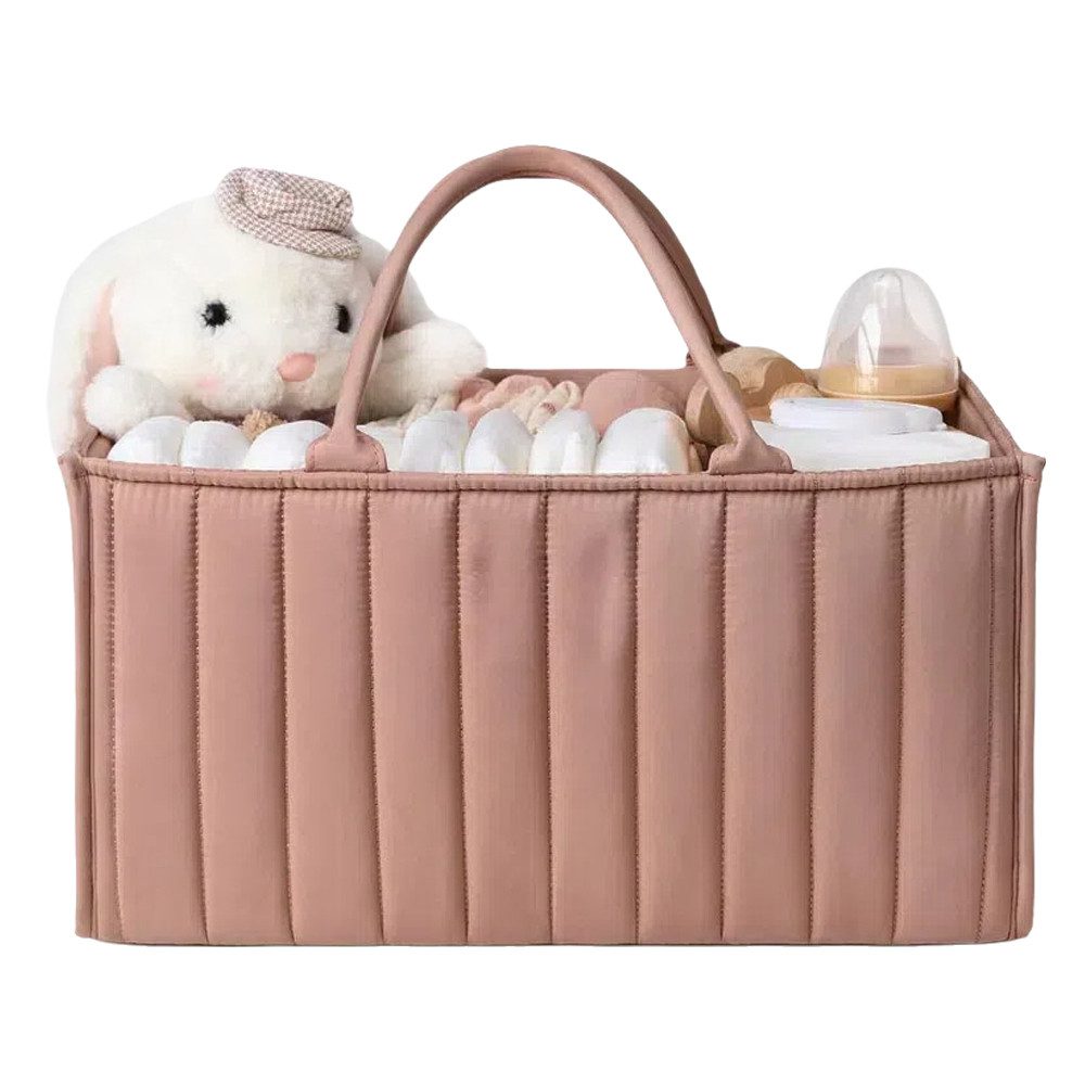 Bextsrack Allzweckkorb Baby Windel-Organizer, Aufbewahrungskorb für Wickelbedarf (1 St), Perfektes Babyshower-Geschenk, Must-Have für Neugeborene, Stylisch
